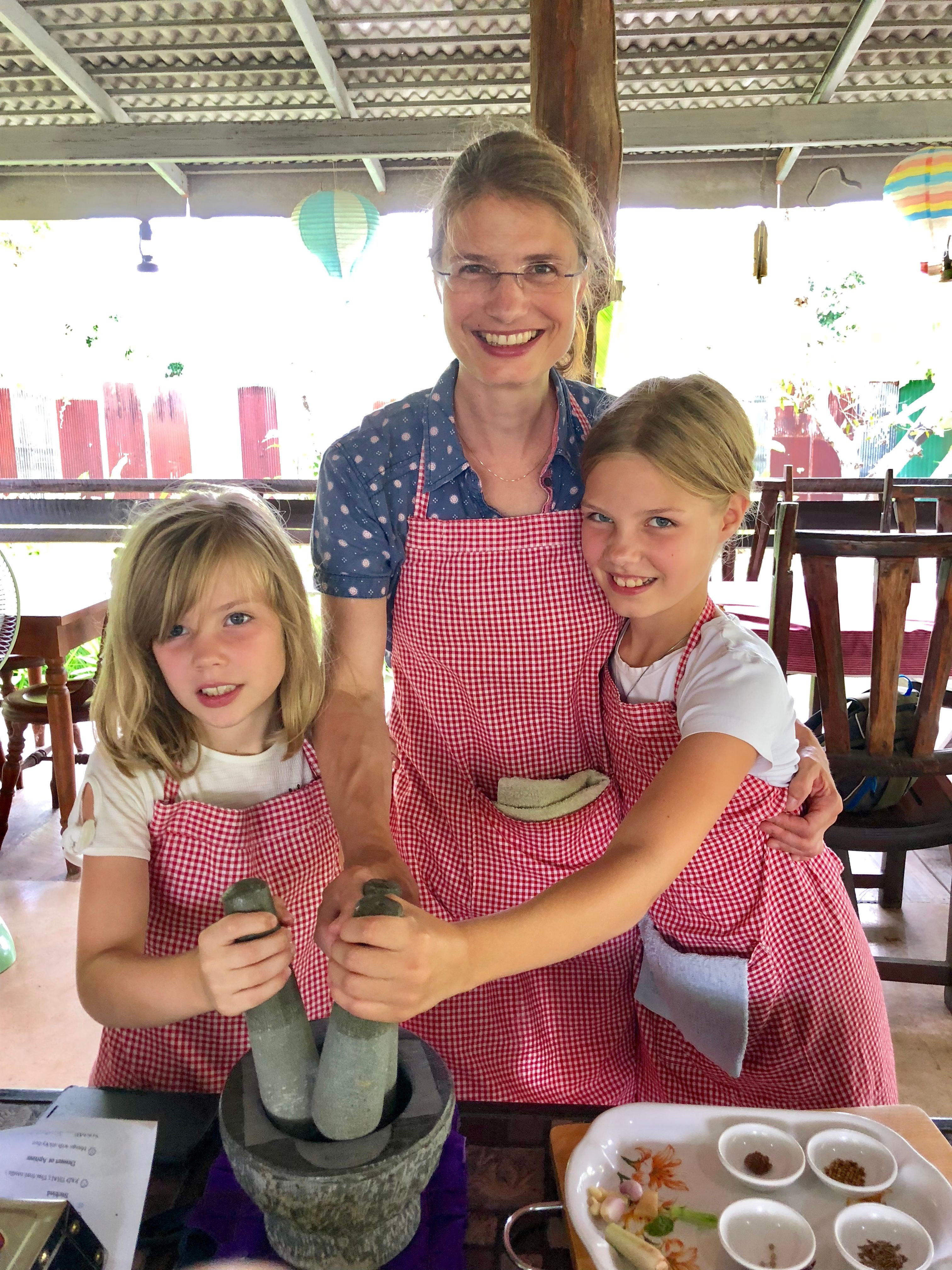 Authentic Thai Cooking in a Garden with Easy and Simple Recipe