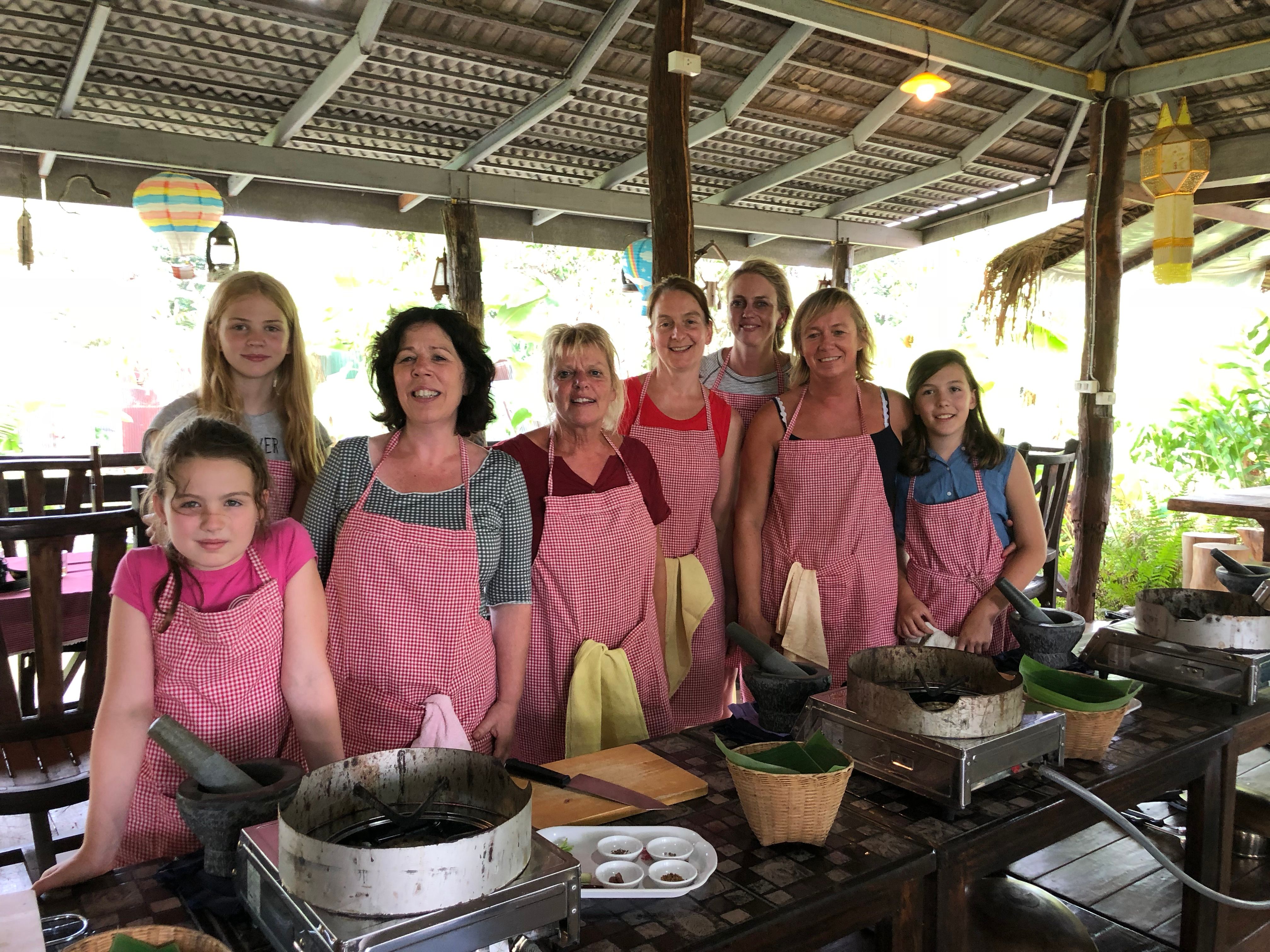 Authentic Thai Cooking in a Garden with Easy and Simple Recipe