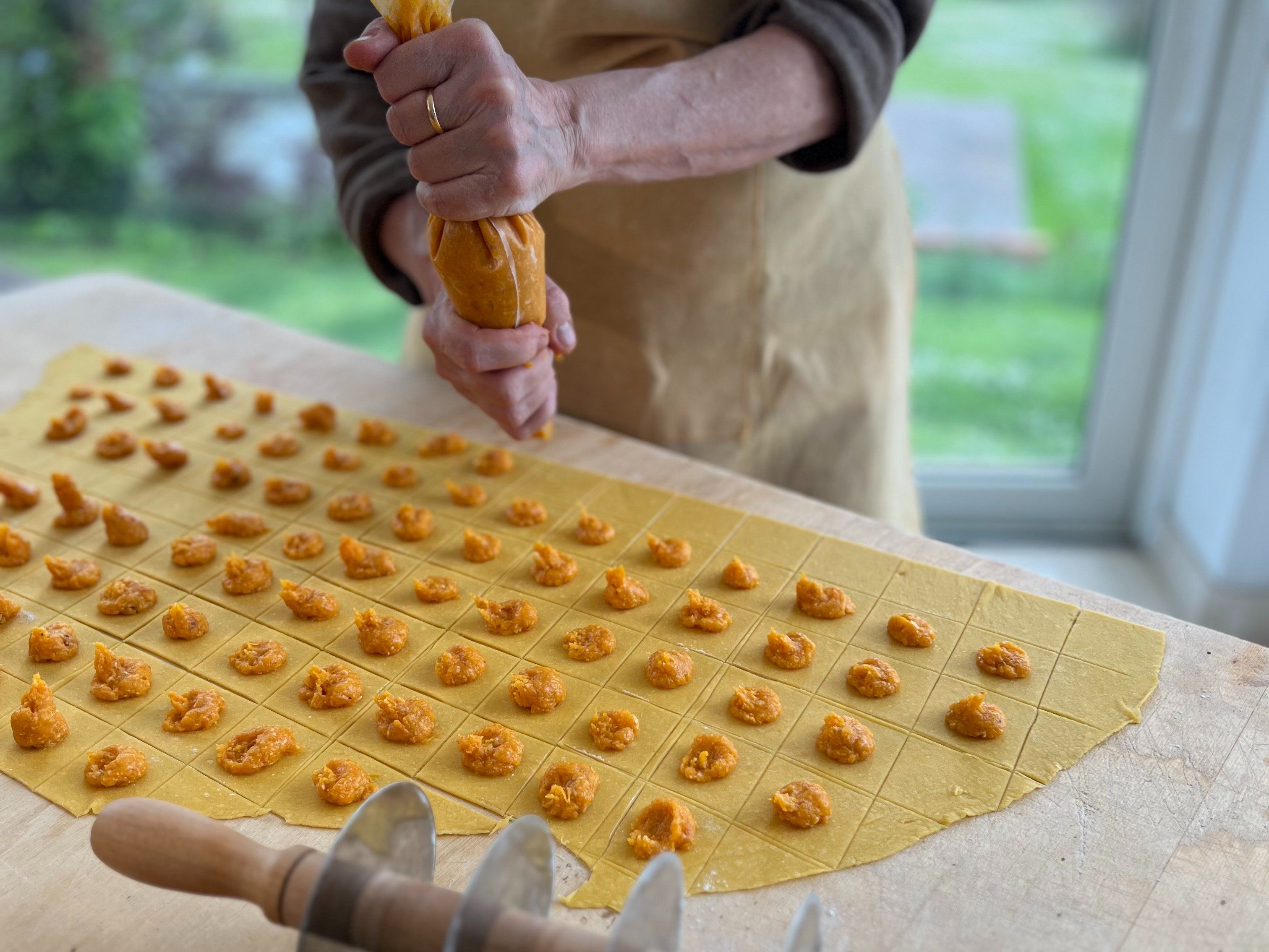 A Culinary Experience Featuring Classic Emilian Pumpkin Tortelloni