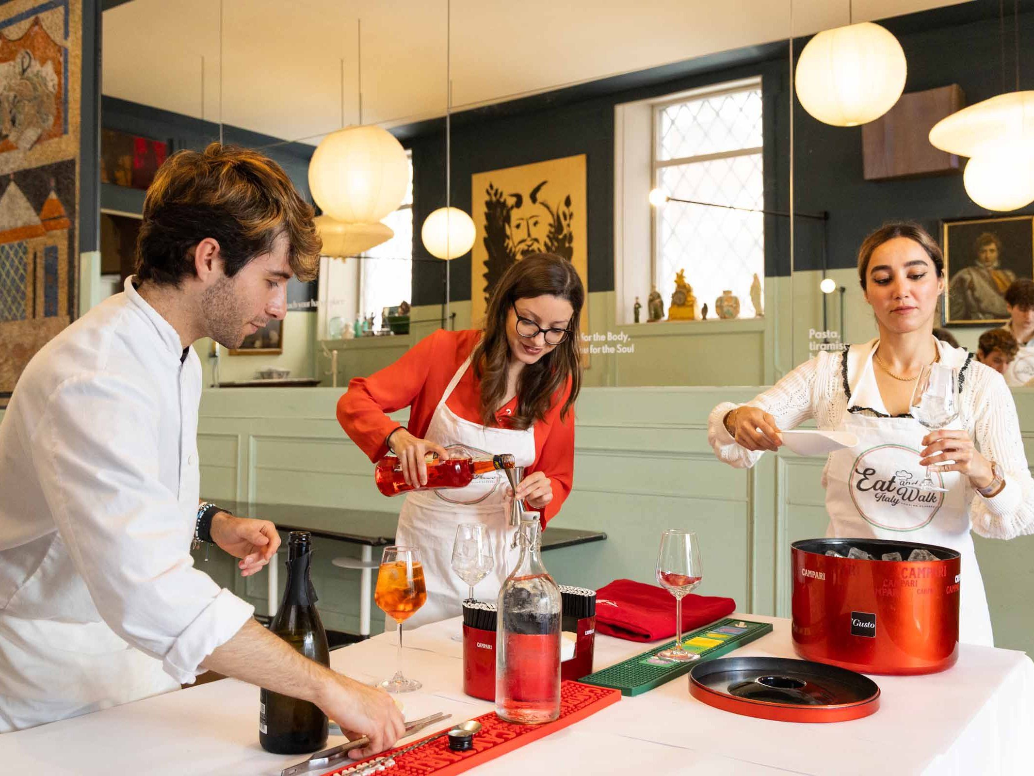 Enjoy Spritz and Pasta Making in Piazza Navona – Workshop of Spritz and Pasta