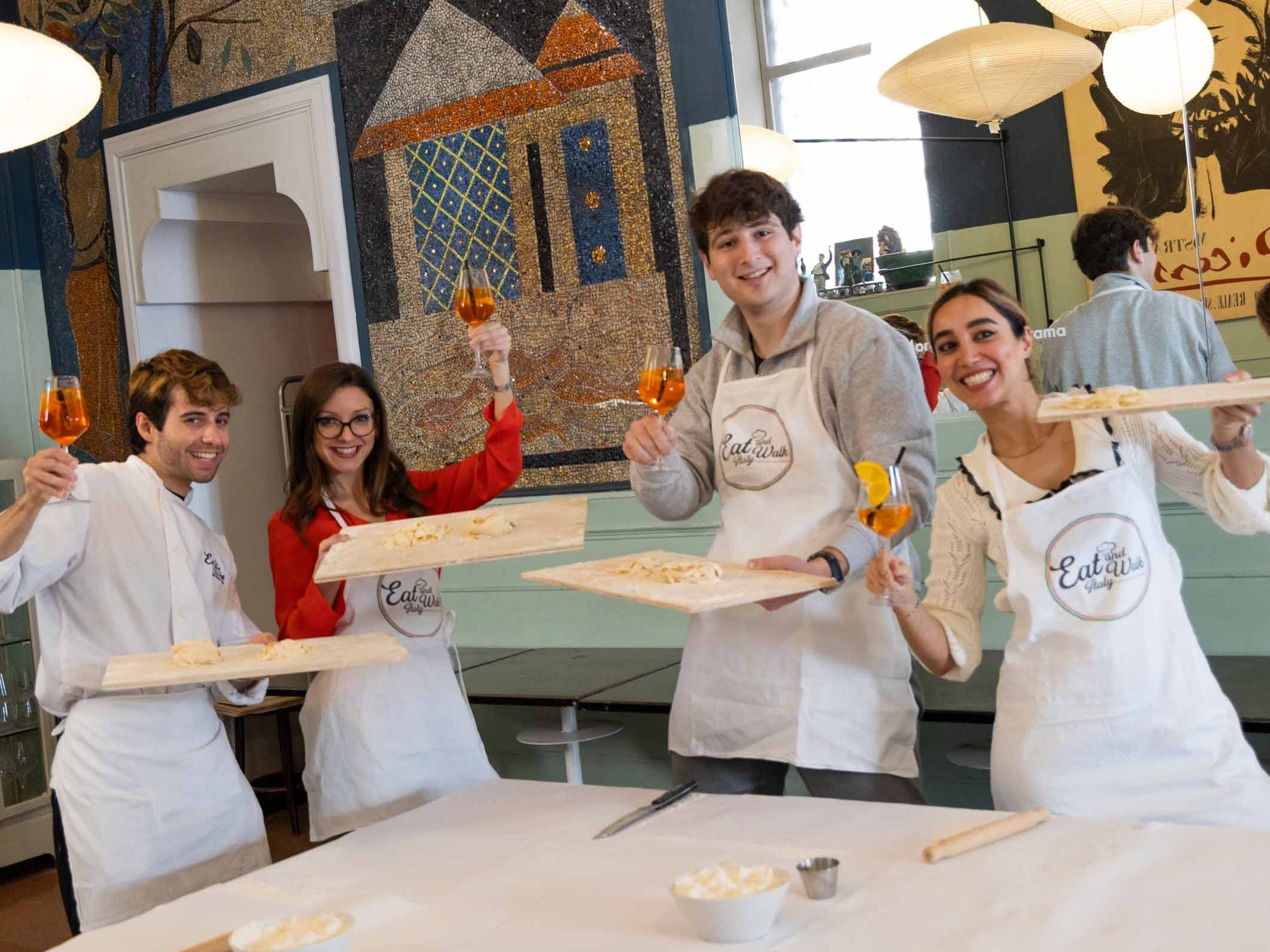 Enjoy Spritz and Pasta Making in Piazza Navona – Workshop of Spritz and Pasta