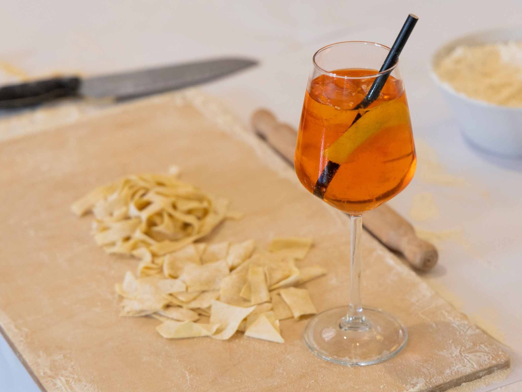 Enjoy Spritz and Pasta Making in Piazza Navona – Workshop of Spritz and Pasta