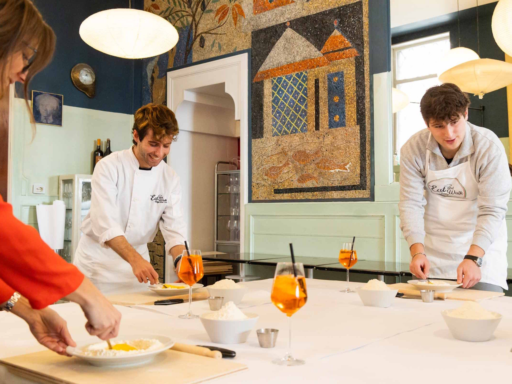 Enjoy Spritz and Pasta Making in Piazza Navona – Workshop of Spritz and Pasta