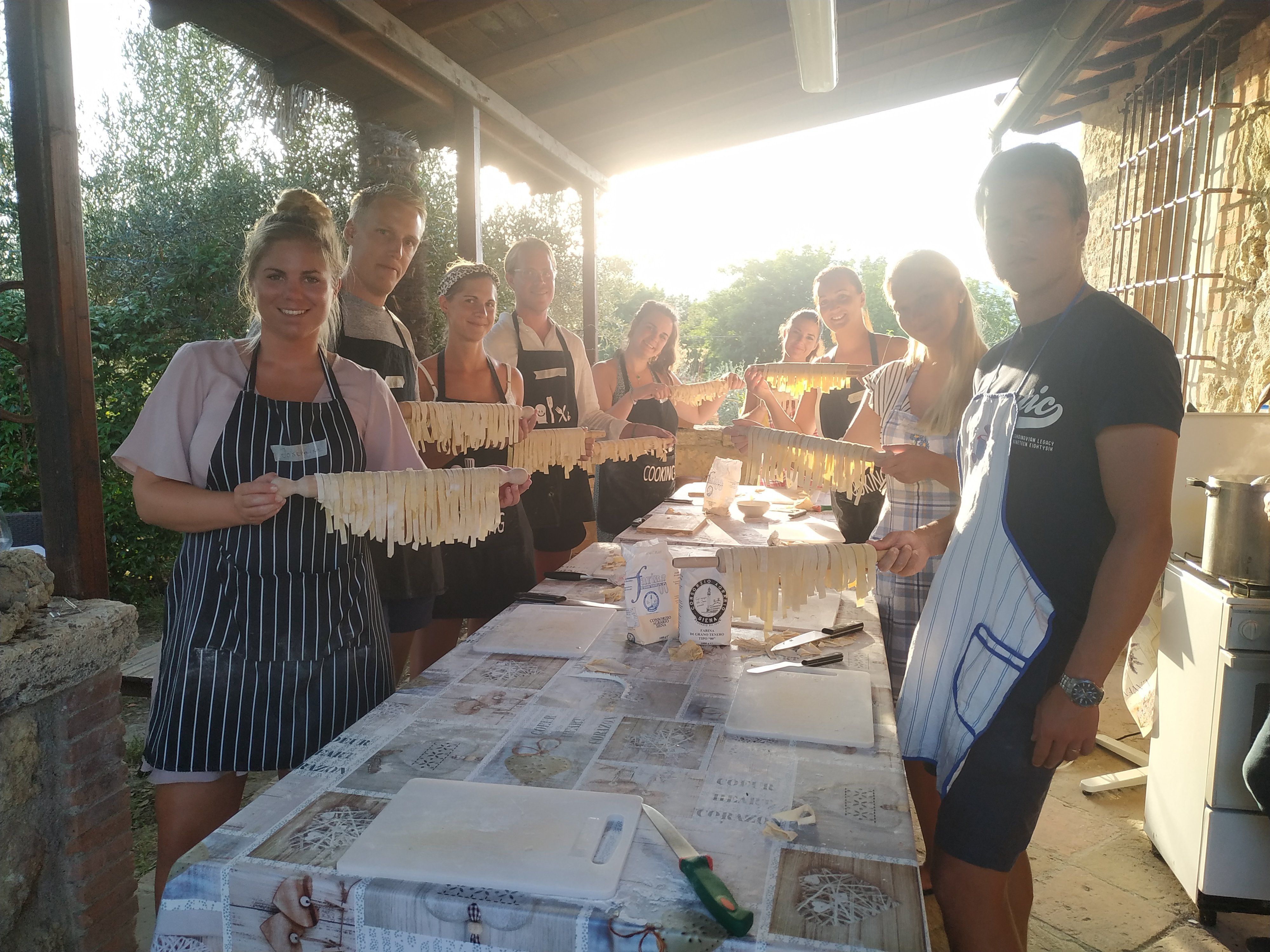 3-Course Cooking Class in Beautiful Tuscan Countryside by Chef and Sommelier