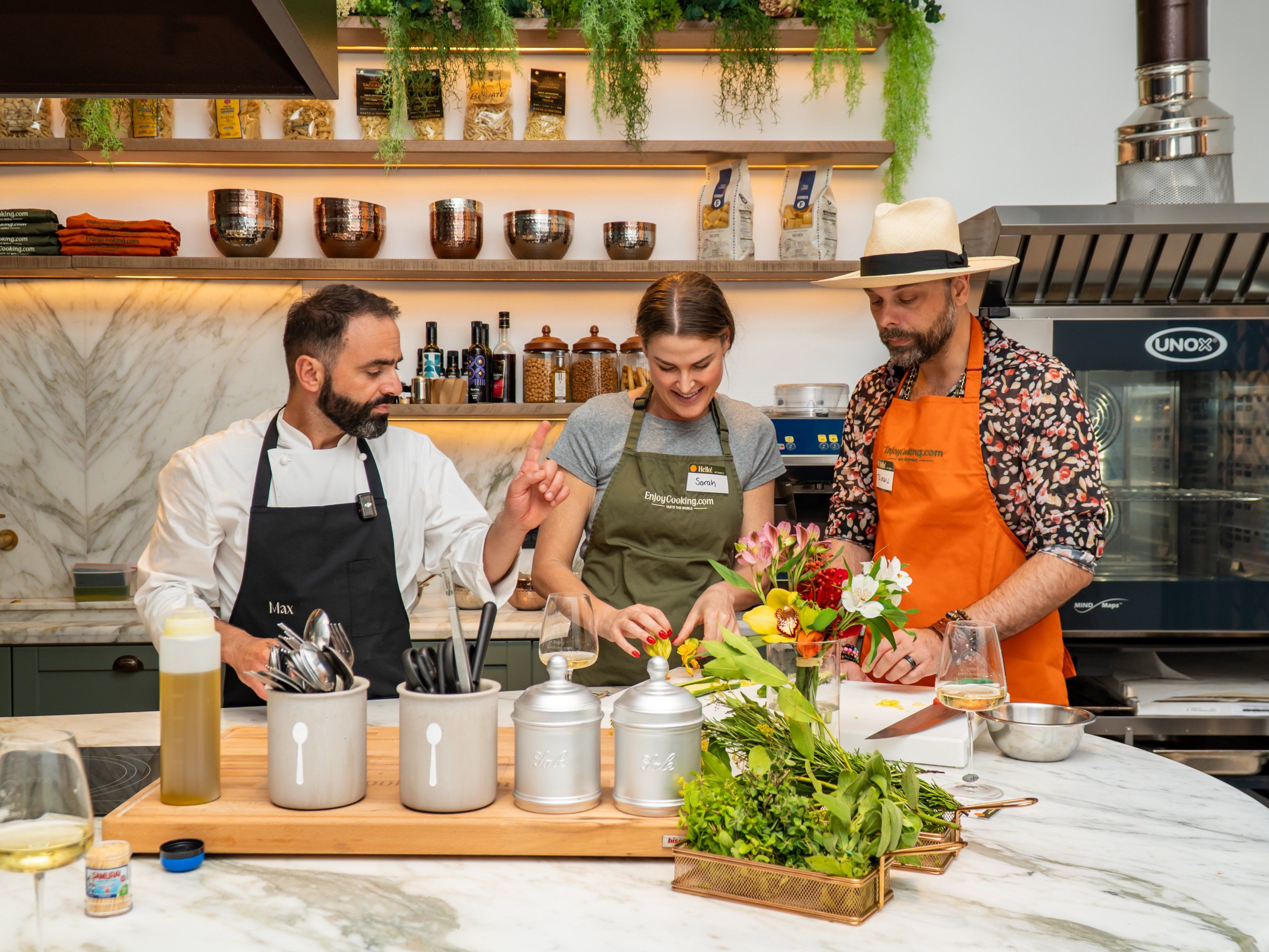 Farmer's Market Tour & Authentic Pasta-Making Experience with Fine Italian Wine