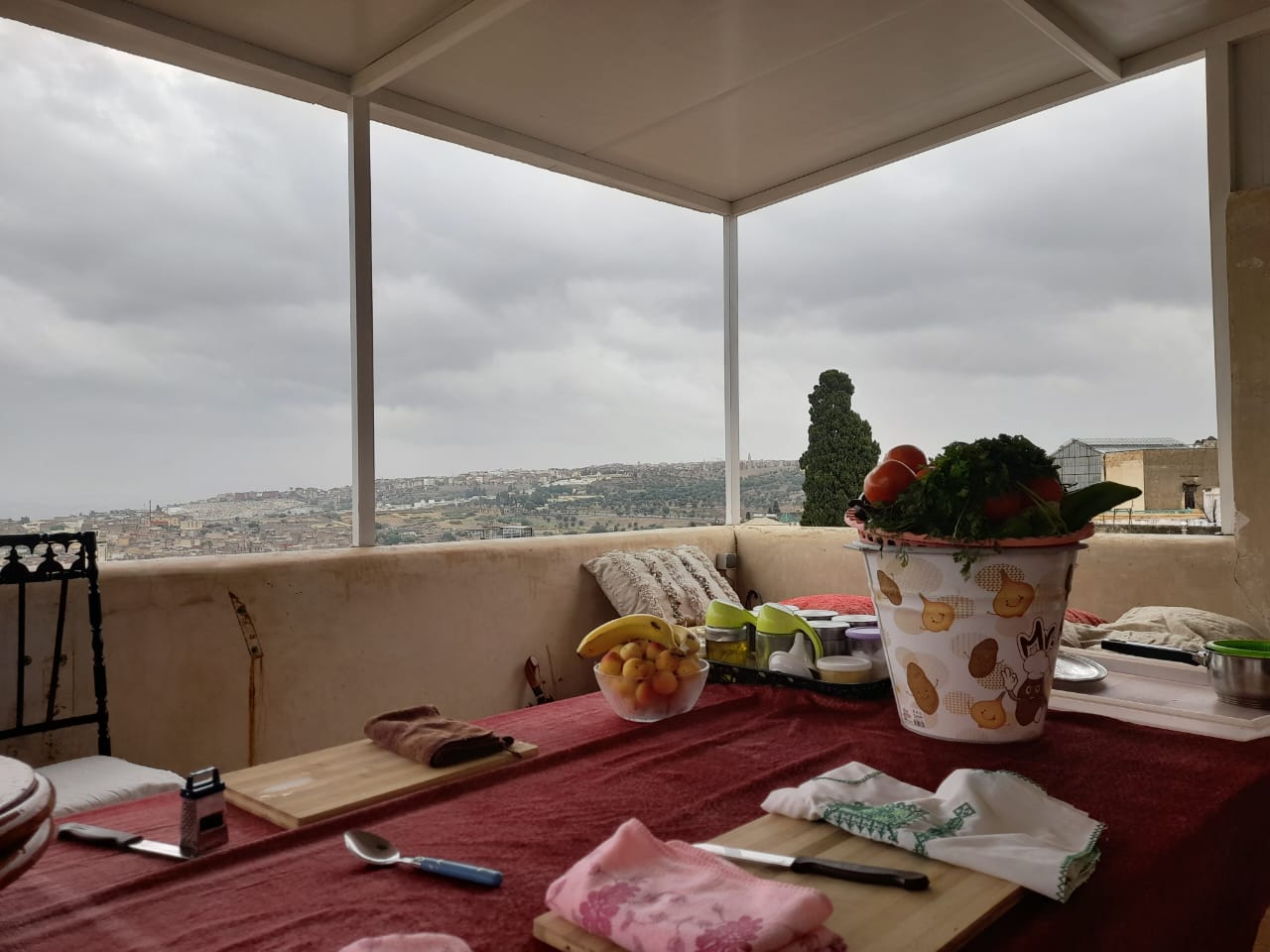 Rooftop Cooking Class in Medina with Grandmother Fatima