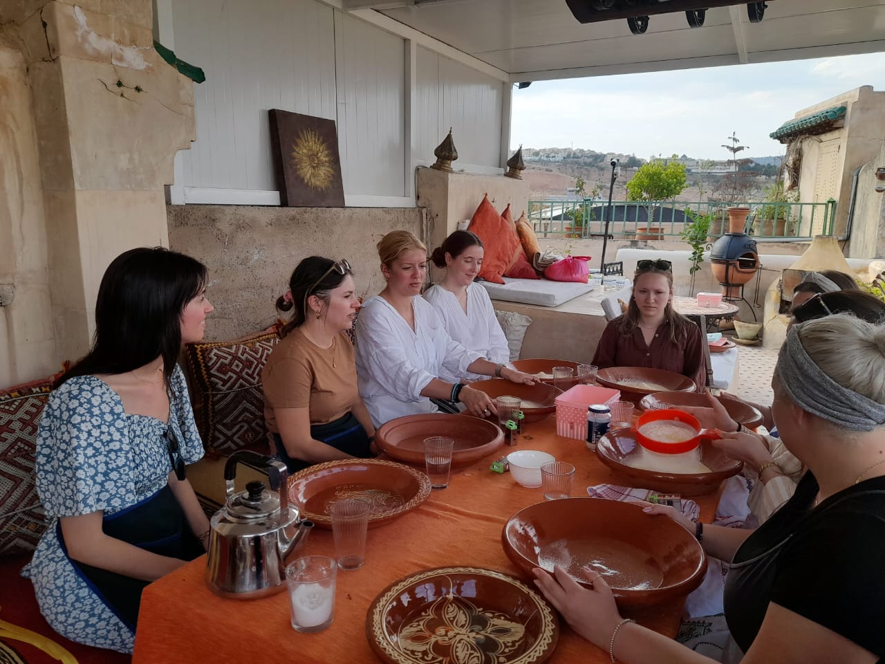 Rooftop Cooking Class in Medina with Grandmother Fatima
