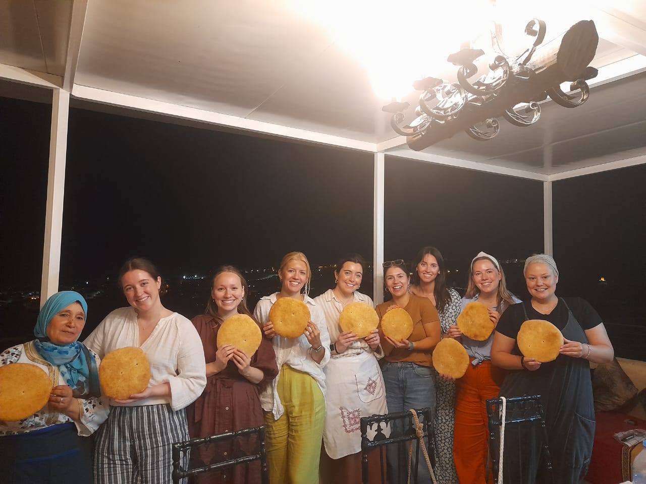 Rooftop Cooking Class in Medina with Grandmother Fatima