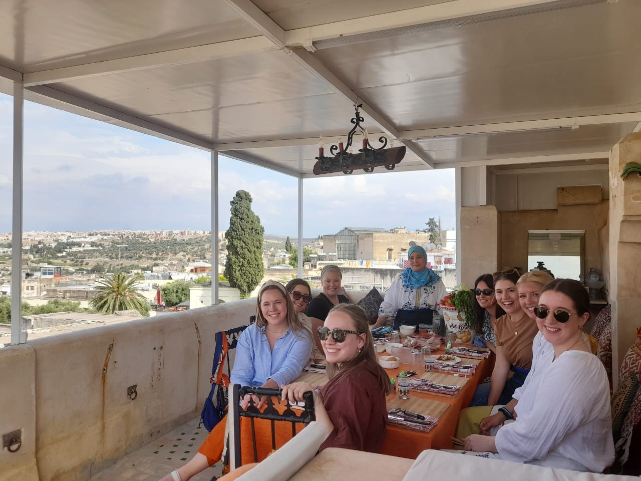 Rooftop Cooking Class in Medina with Grandmother Fatima