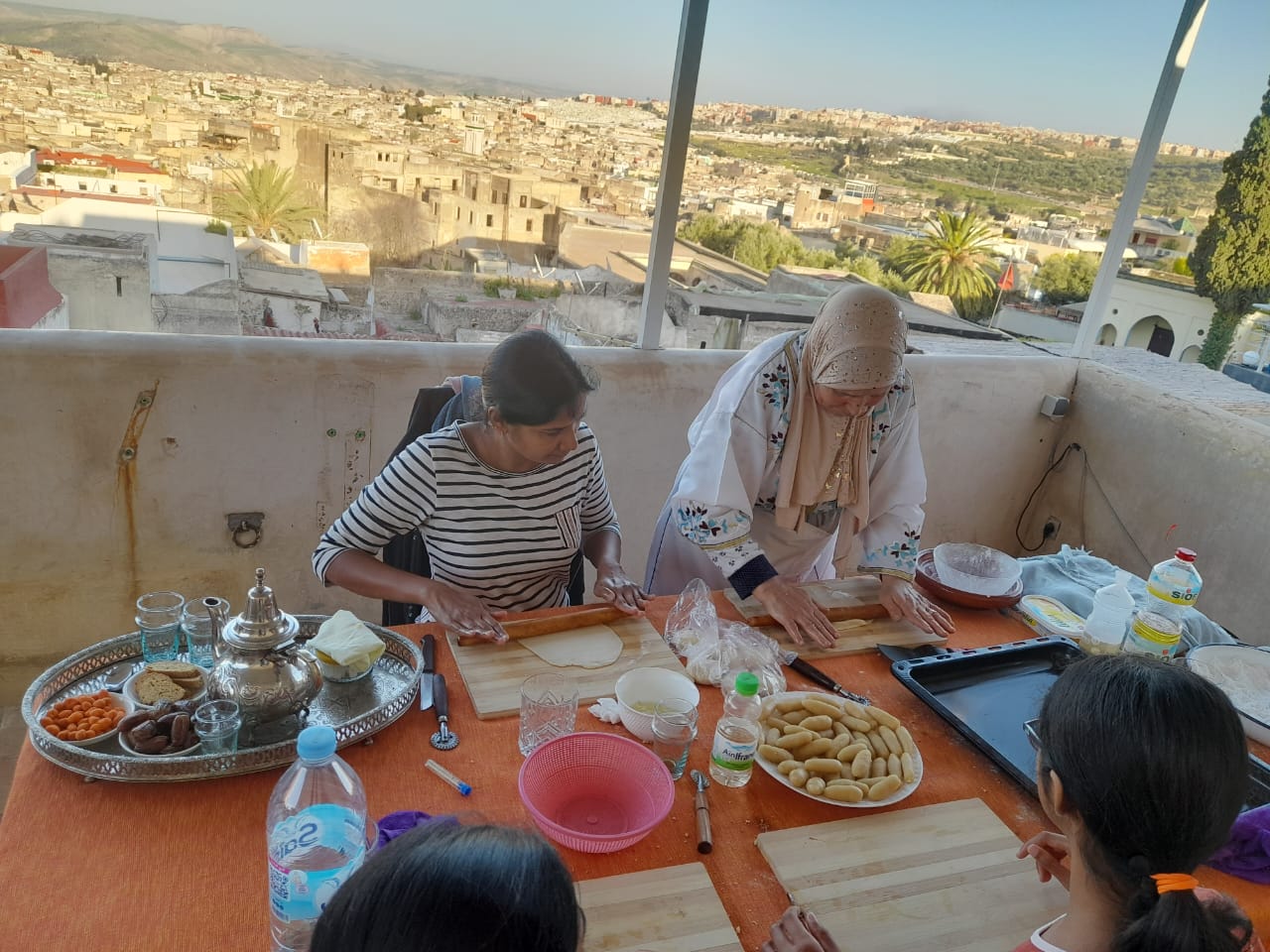 Rooftop Cooking Class in Medina with Grandmother Fatima