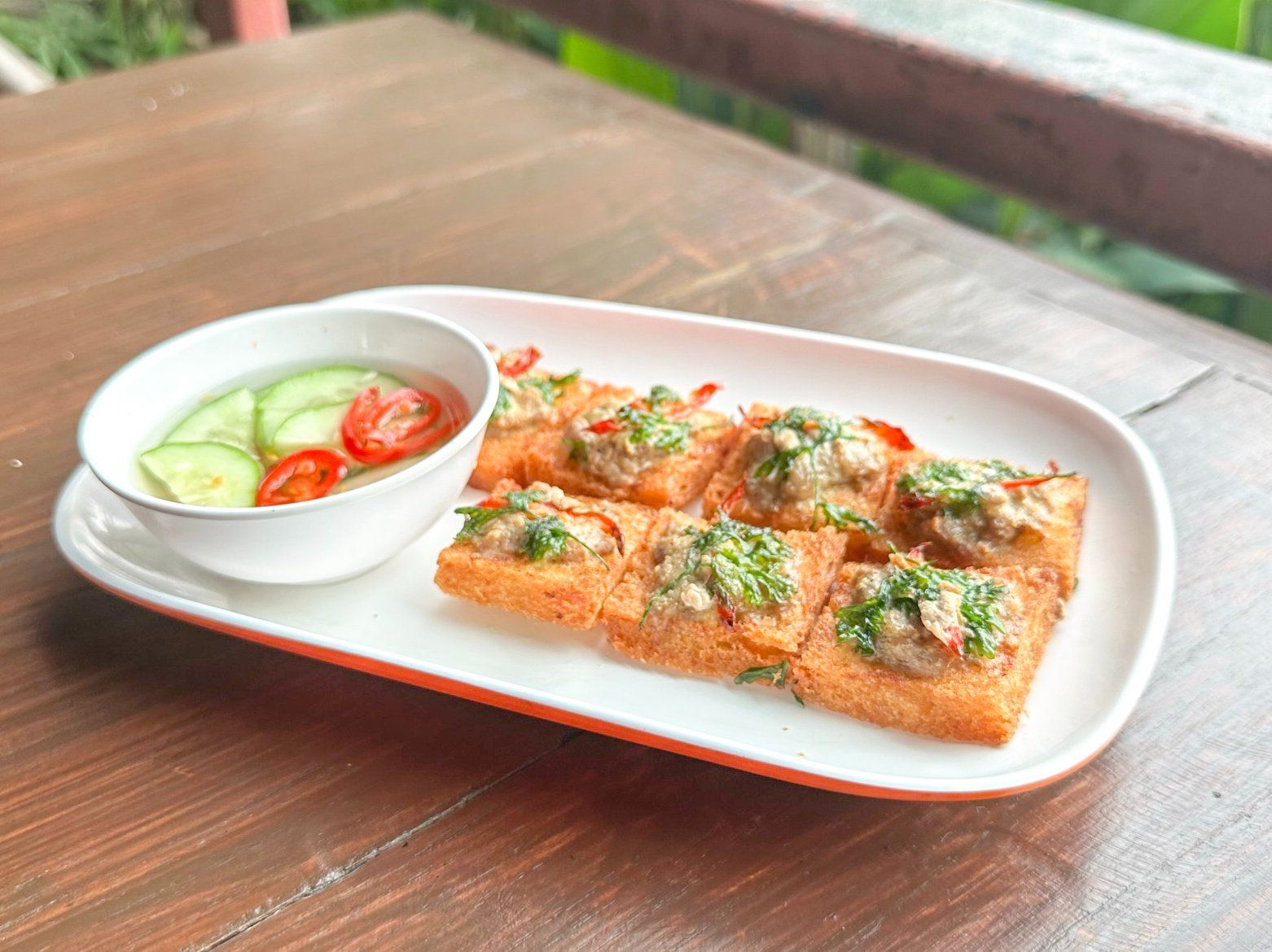 Fresh Organic Ingredients Cooking Thai Dish in Lovely Organic Farm Chiangmai