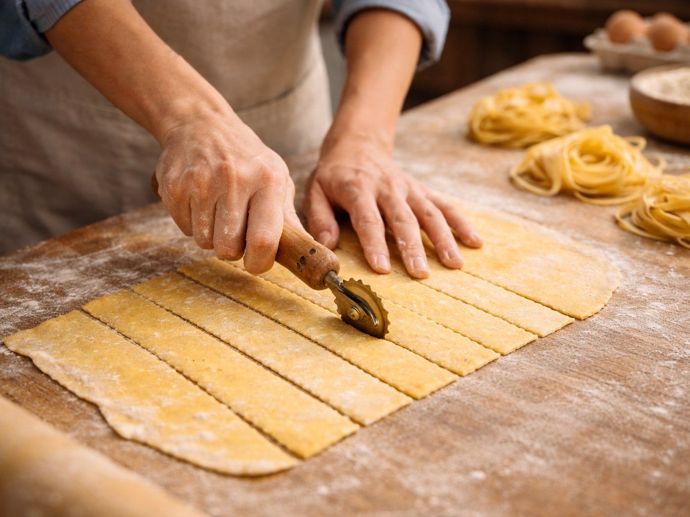 Fresh Pasta Class in Bologna: Tagliatelle Making Experience