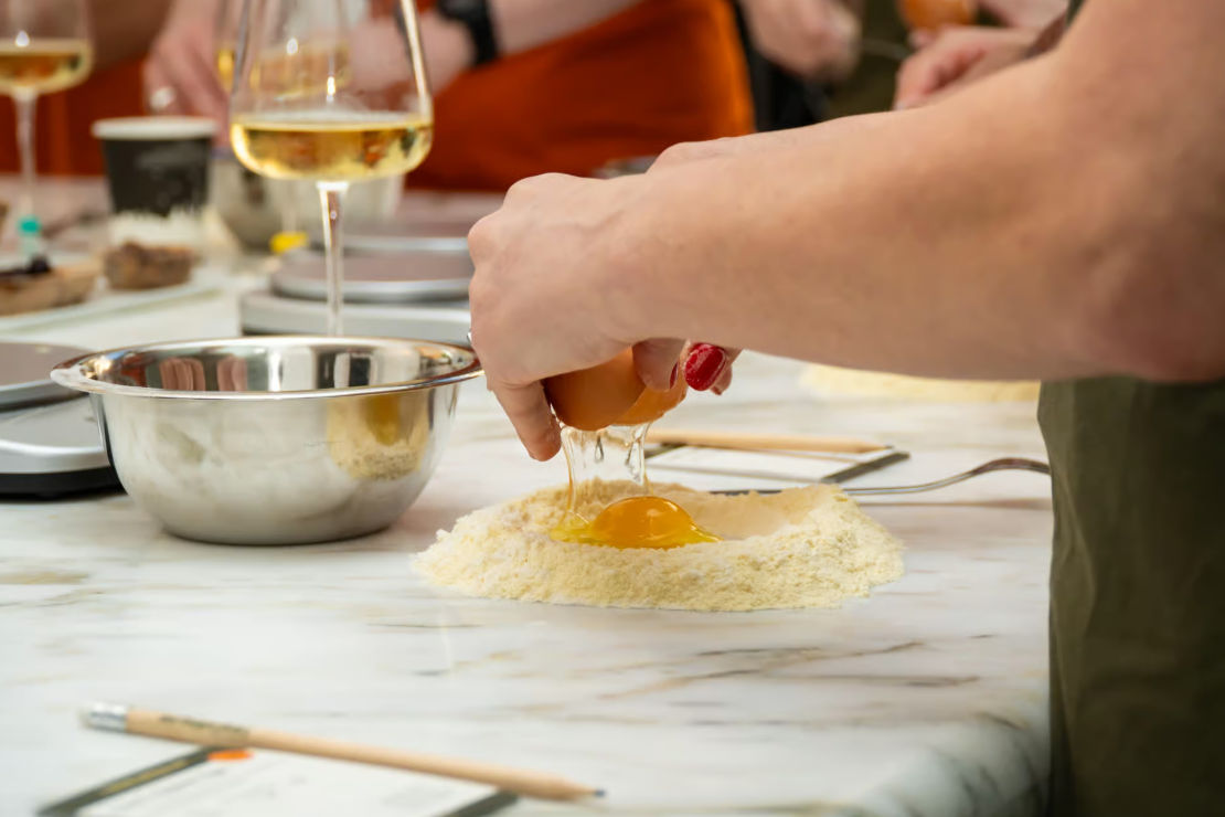 From Market to Table: Private Farmer’s Market Tour & Fresh Pasta Making Experience in Piazza Mattei  (Up to 12 Guests)