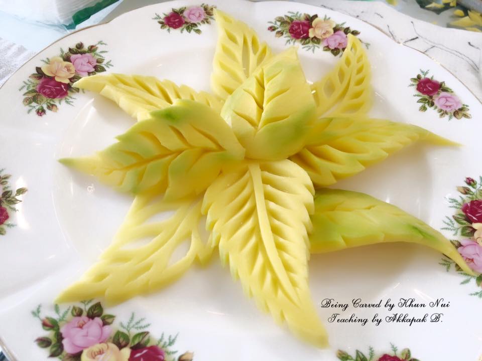 Fruit And Vegetable Carving program with Thai Master Chef at Sukho Cuisine Koh Lanta