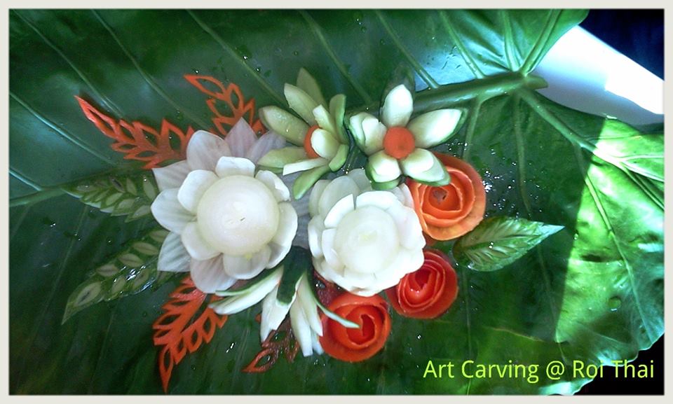 Fruit And Vegetable Carving program with Thai Master Chef at Sukho Cuisine Koh Lanta