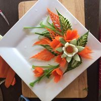 Fruit And Vegetable Carving program with Thai Master Chef at Sukho Cuisine Koh Lanta