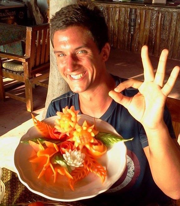 Fruit And Vegetable Carving program with Thai Master Chef at Sukho Cuisine Koh Lanta