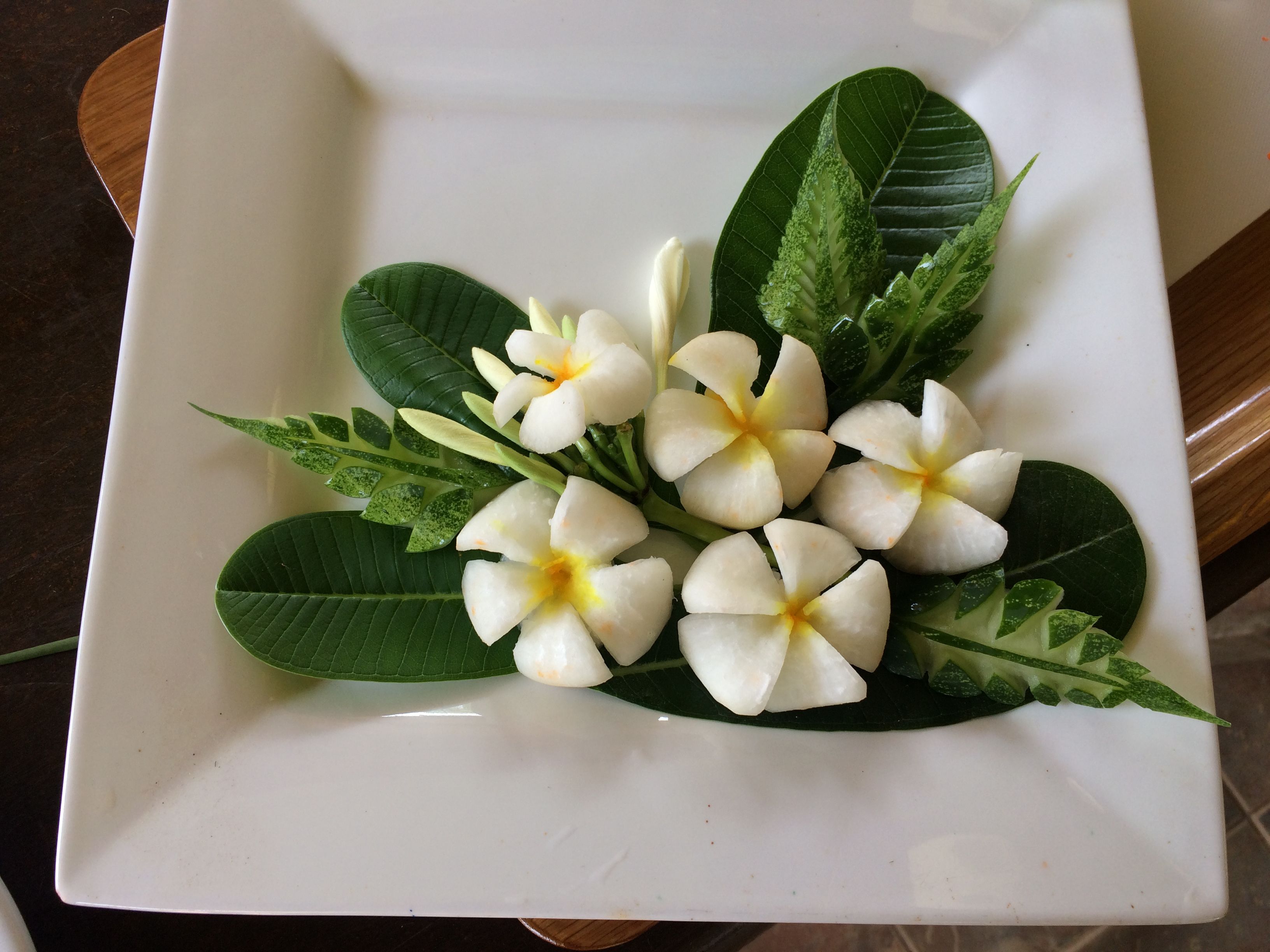 Fruit And Vegetable Carving program with Thai Master Chef at Sukho Cuisine Koh Lanta