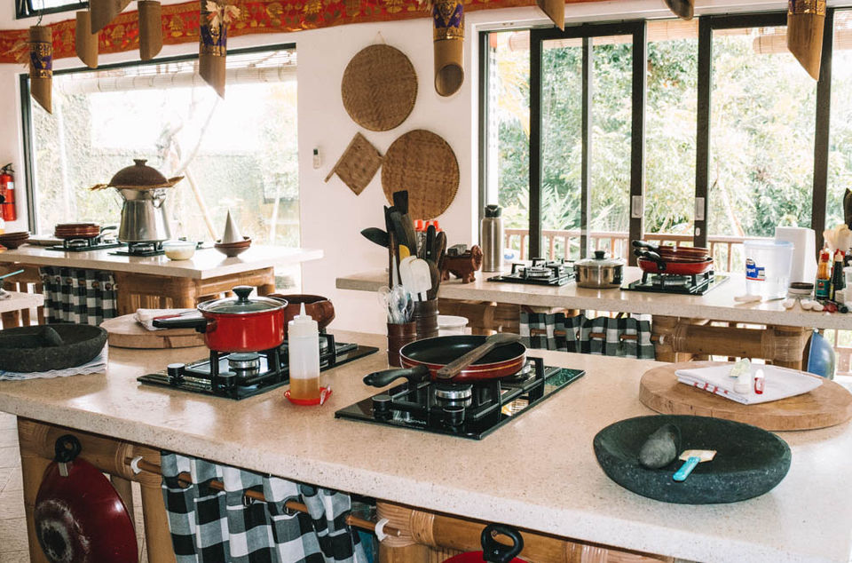 Full-Day Balinese & Indonesian Cooking Class with Market & Garden Tour