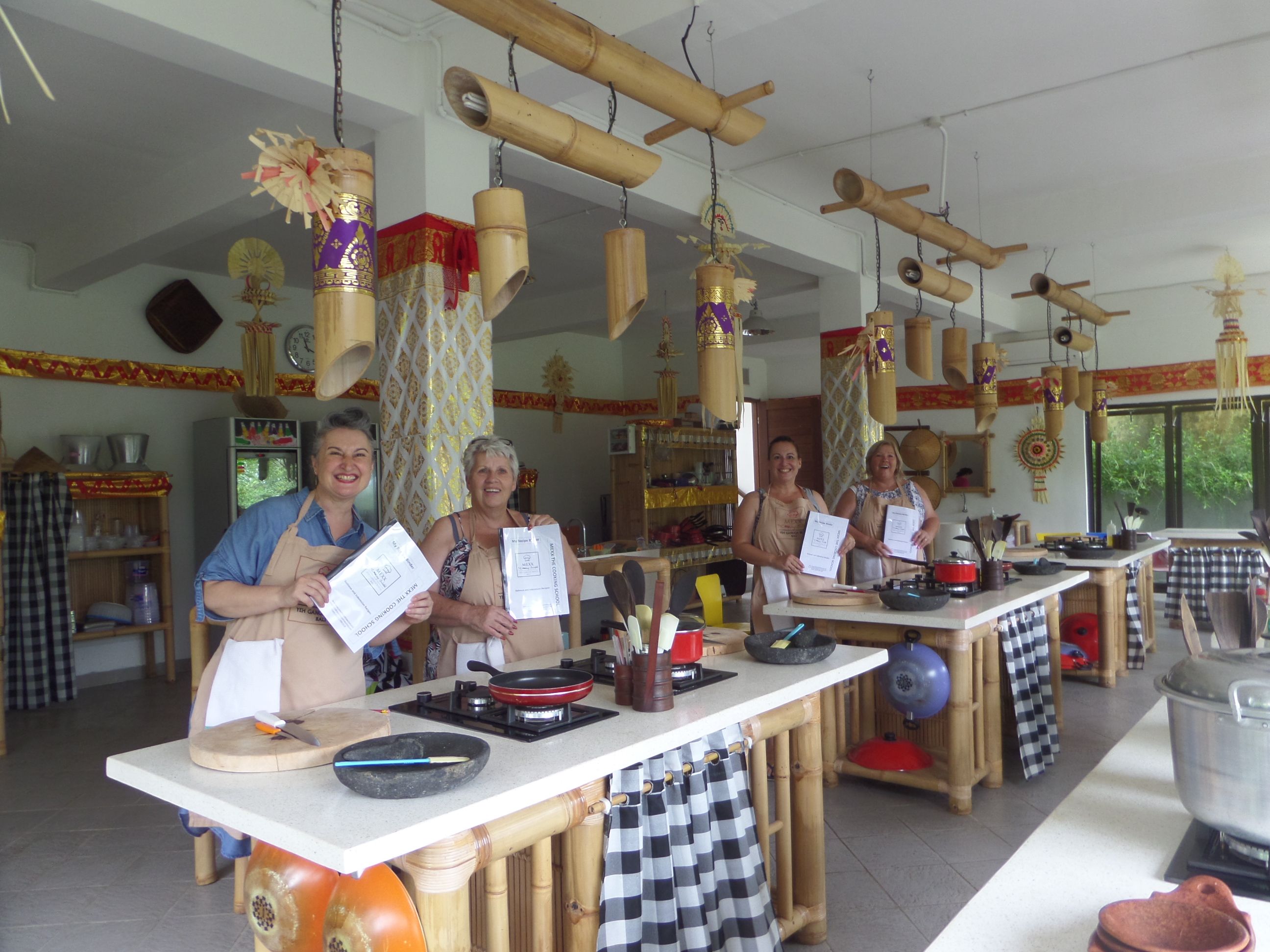 Full-Day Balinese & Indonesian Cooking Class with Market & Garden Tour