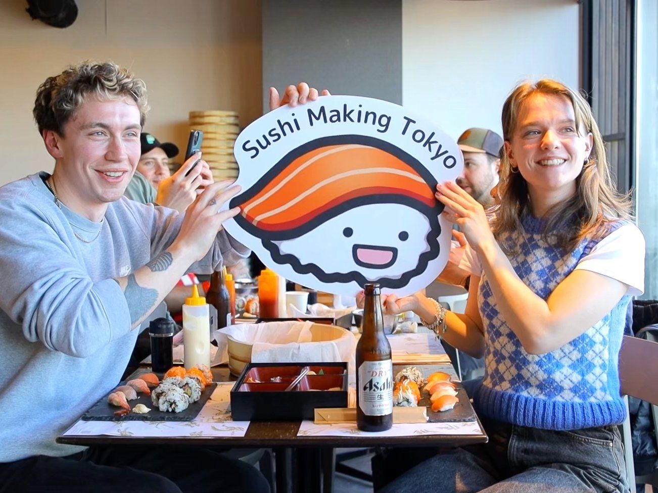 Fun Maki & Nigiri Sushi Making Class Experience in Asakusa Tokyo