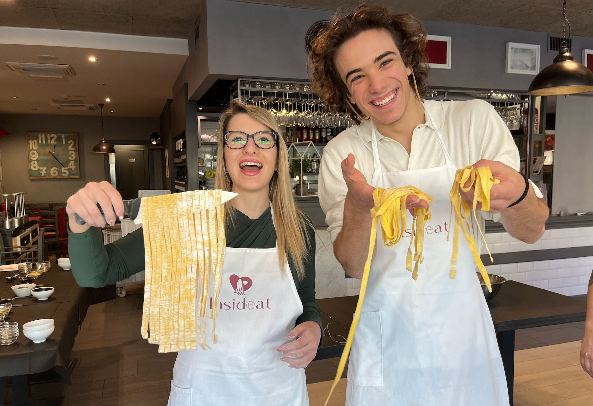 Gelato & Fettuccine Making Class in Rome
