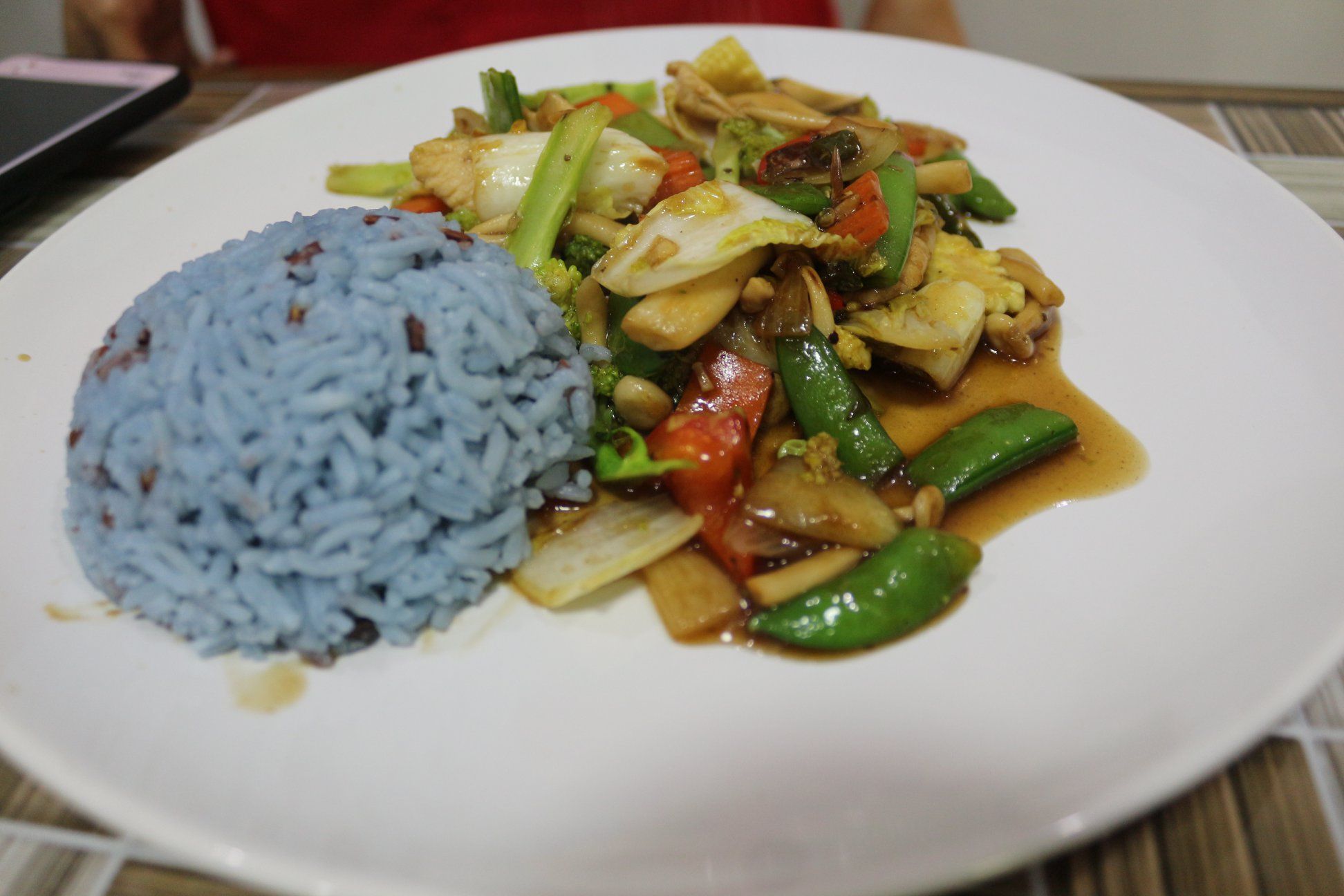 Leckeres Thai-Essen mit Nudeln