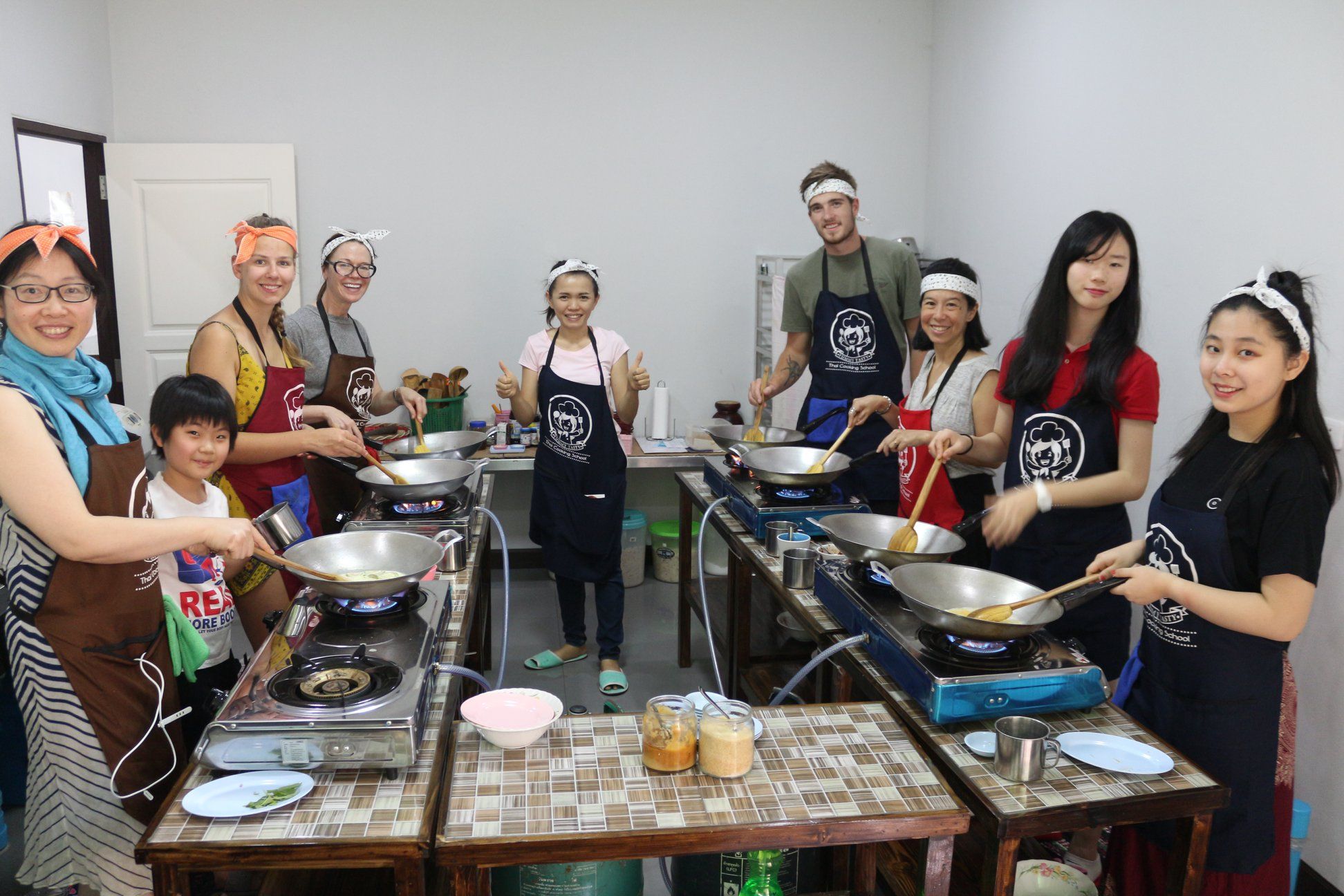Leckeres Thai-Essen mit Nudeln