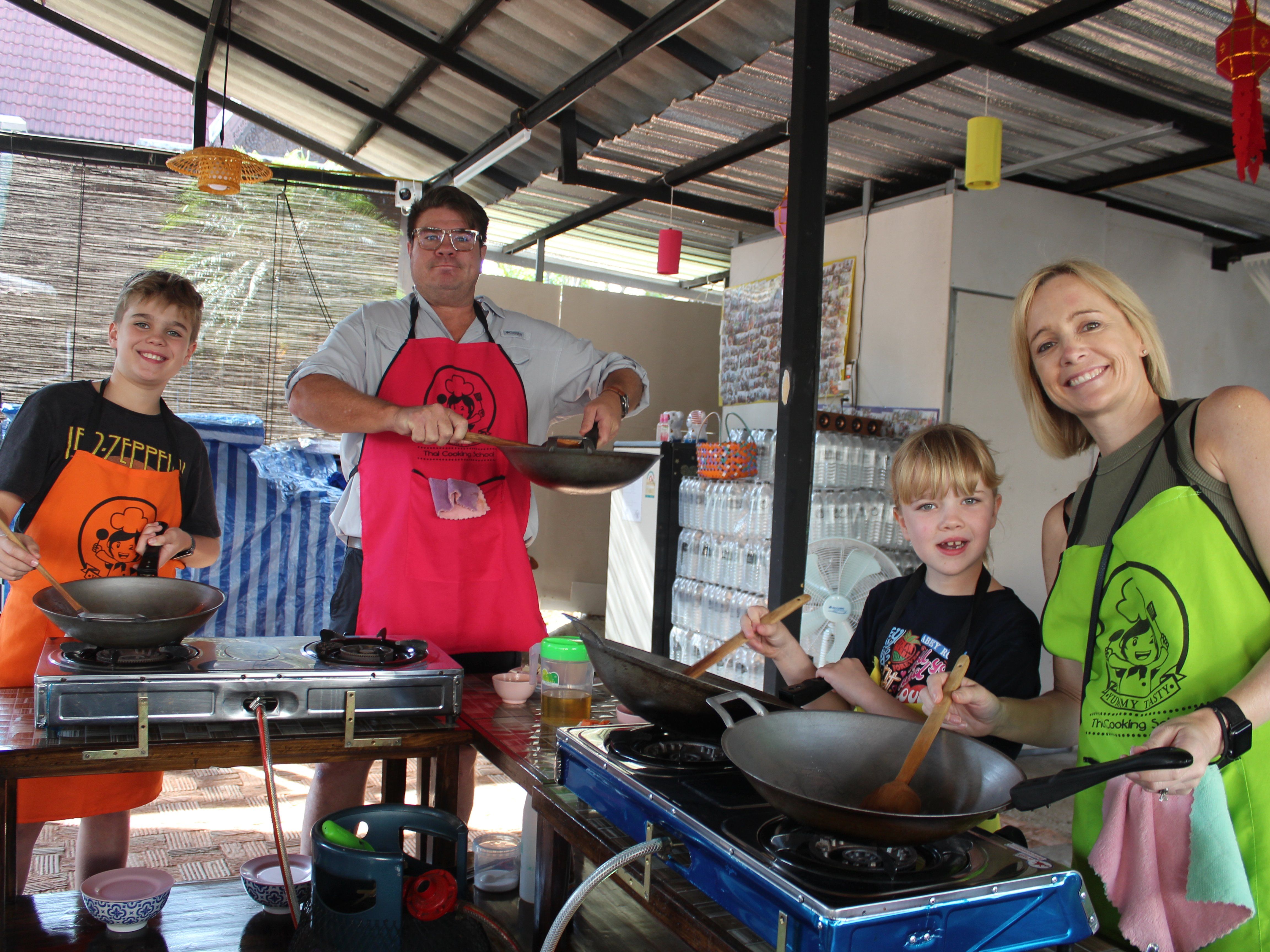 Half day cooking class with Yummy Tasty Thai Cooking School