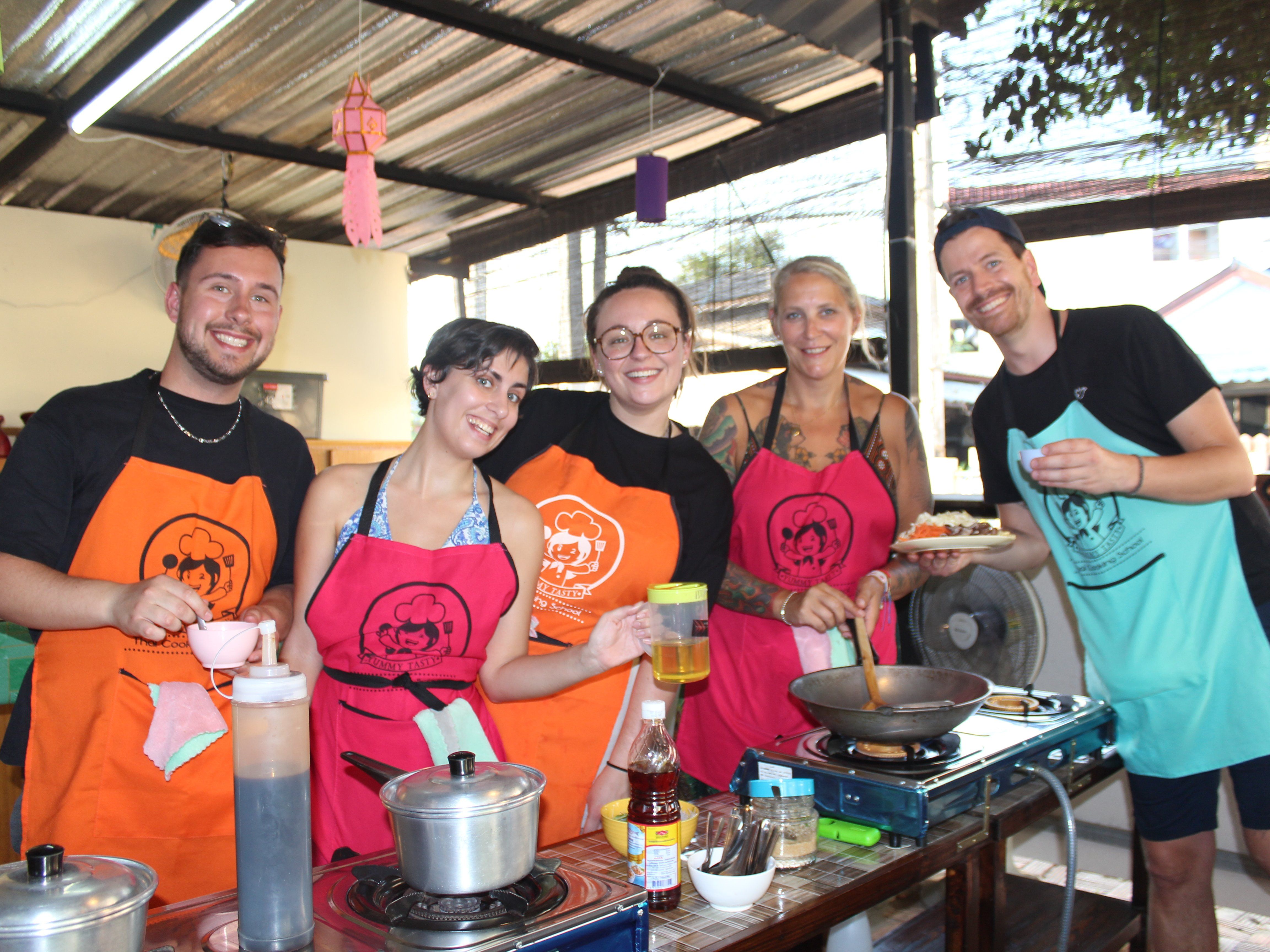 Half day cooking class with Yummy Tasty Thai Cooking School