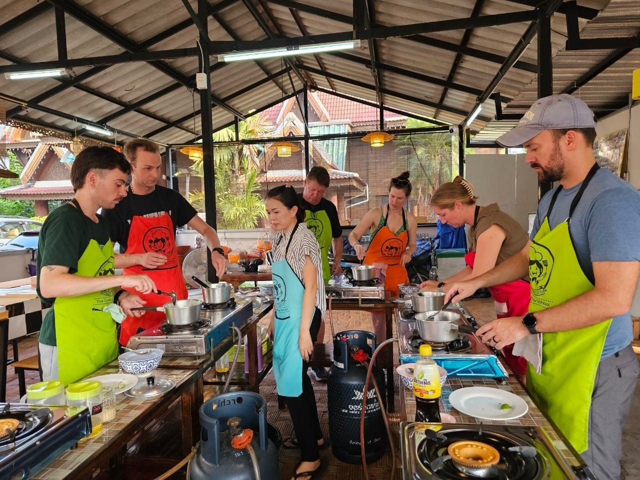 Half day cooking class with Yummy Tasty Thai Cooking School