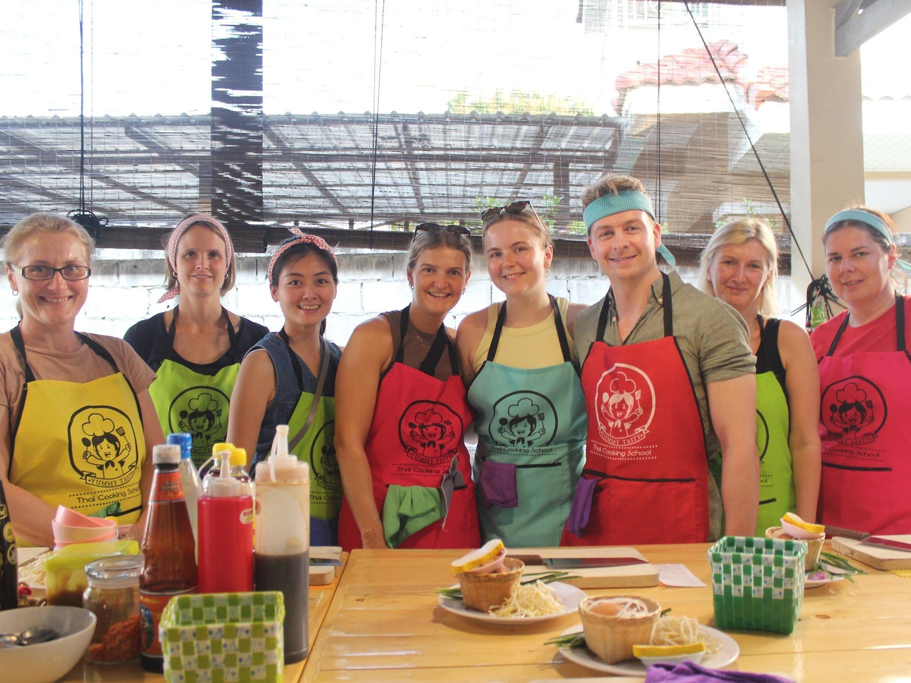 Half day cooking class with Yummy Tasty Thai Cooking School