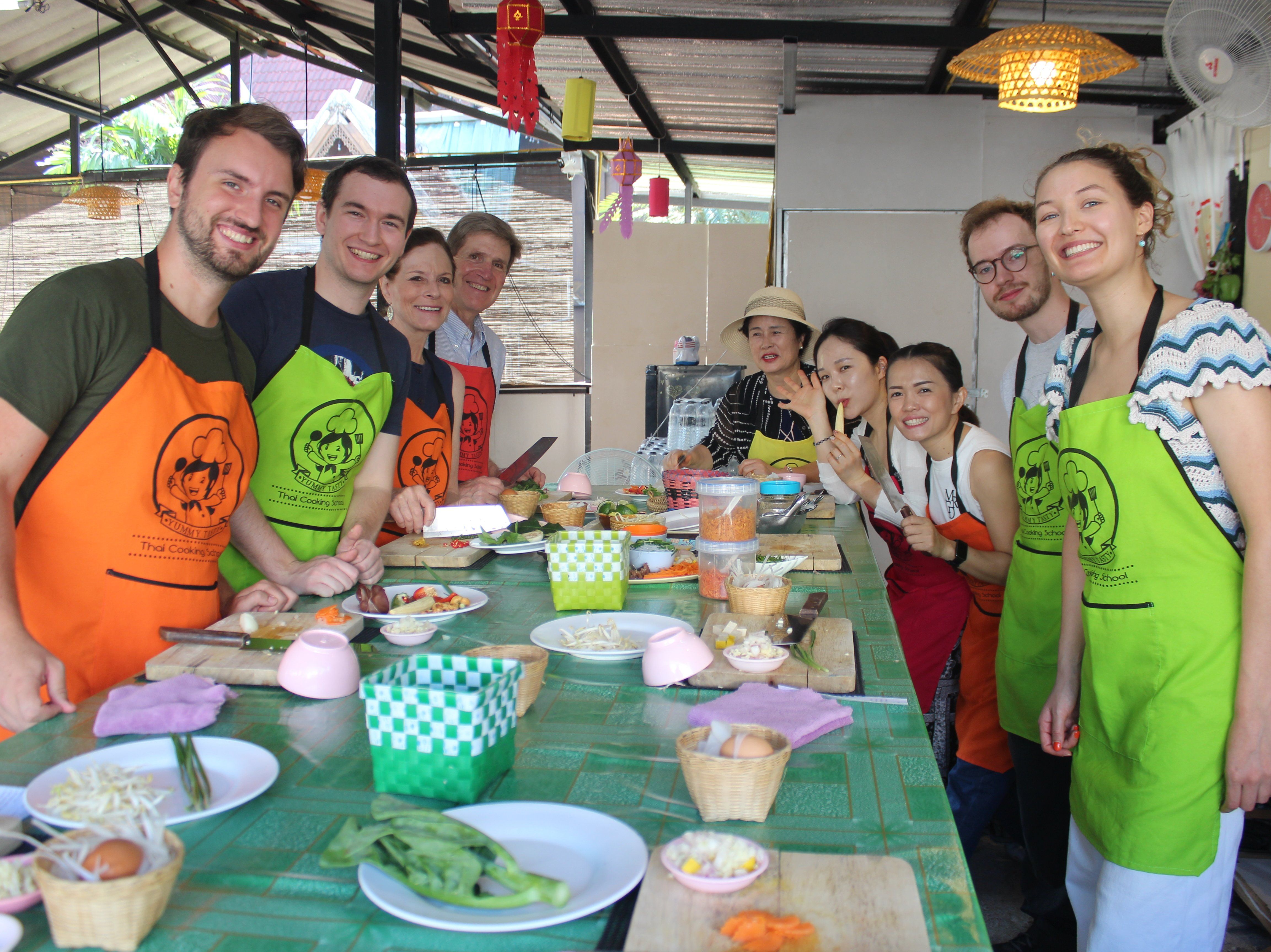 Half day cooking class with Yummy Tasty Thai Cooking School