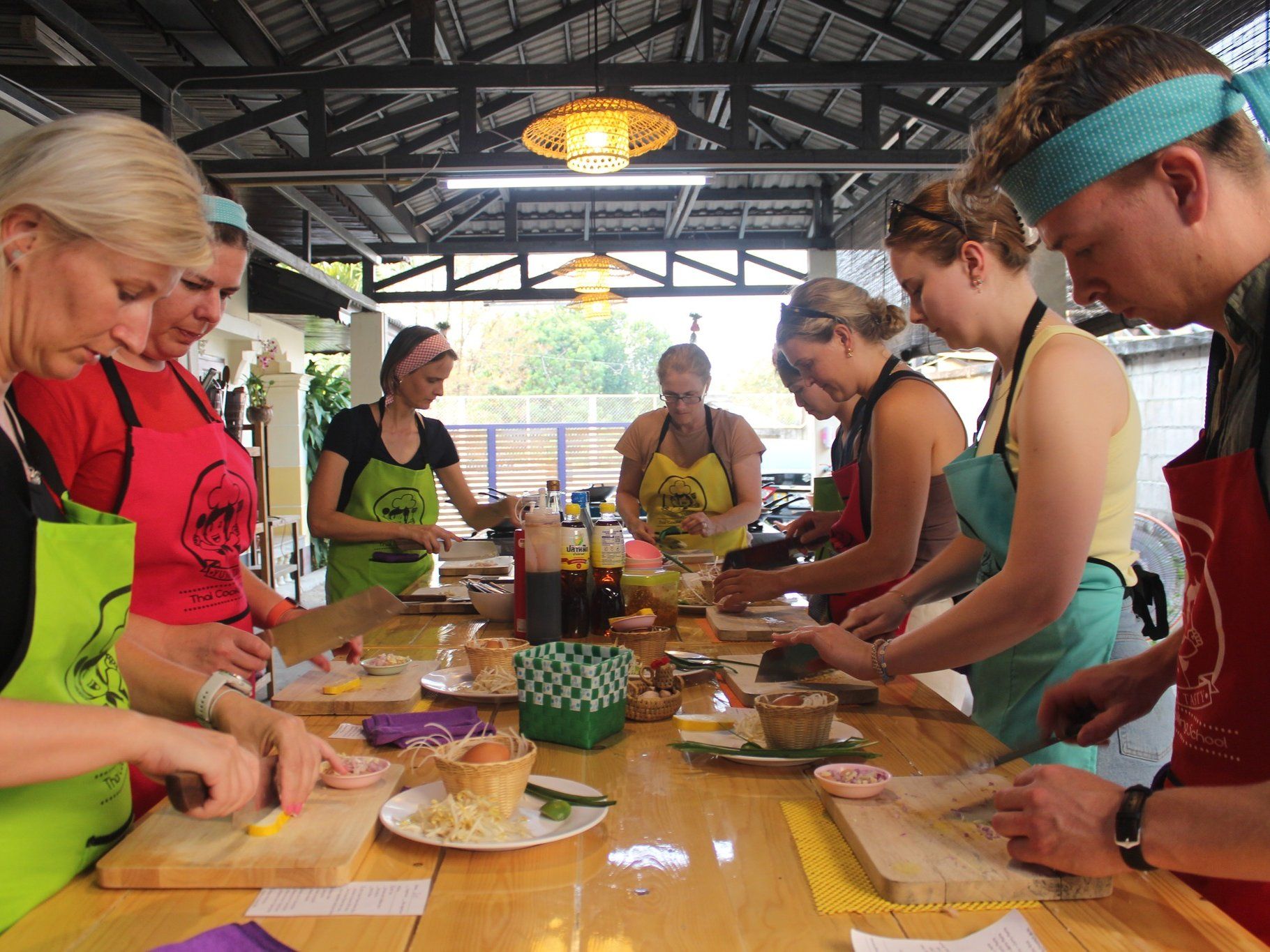Half day cooking class with Yummy Tasty Thai Cooking School
