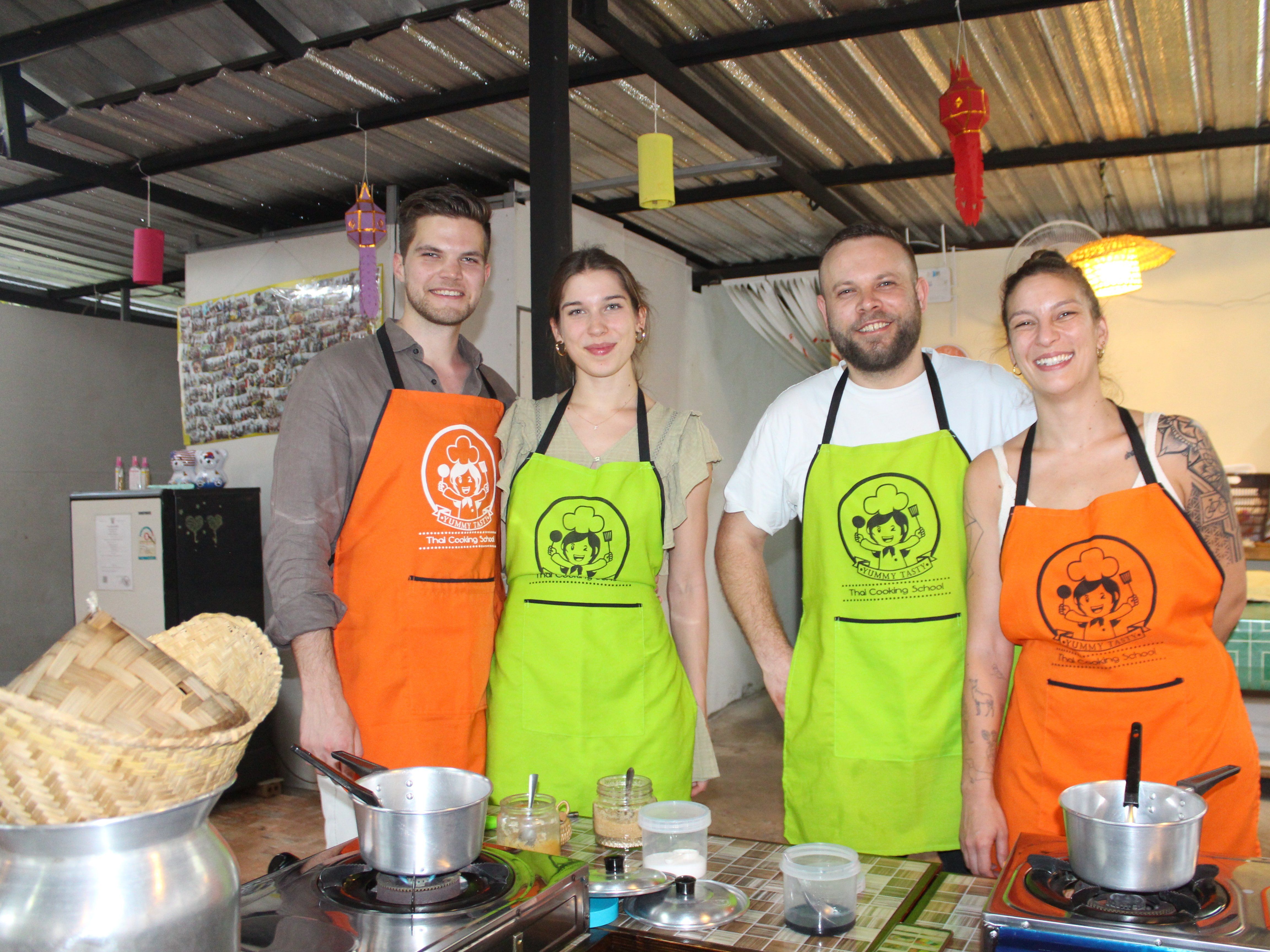 Half day cooking class with Yummy Tasty Thai Cooking School