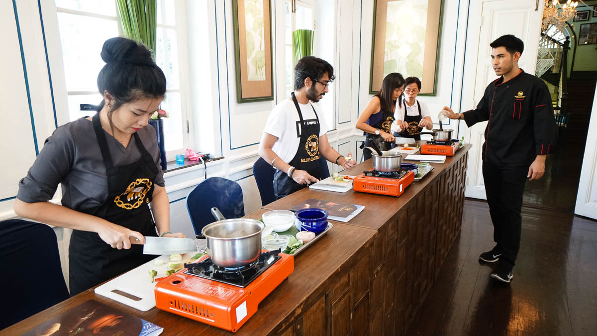 Half Day Thai Cooking Class with Private Teacher at Blue Elephant Bangkok