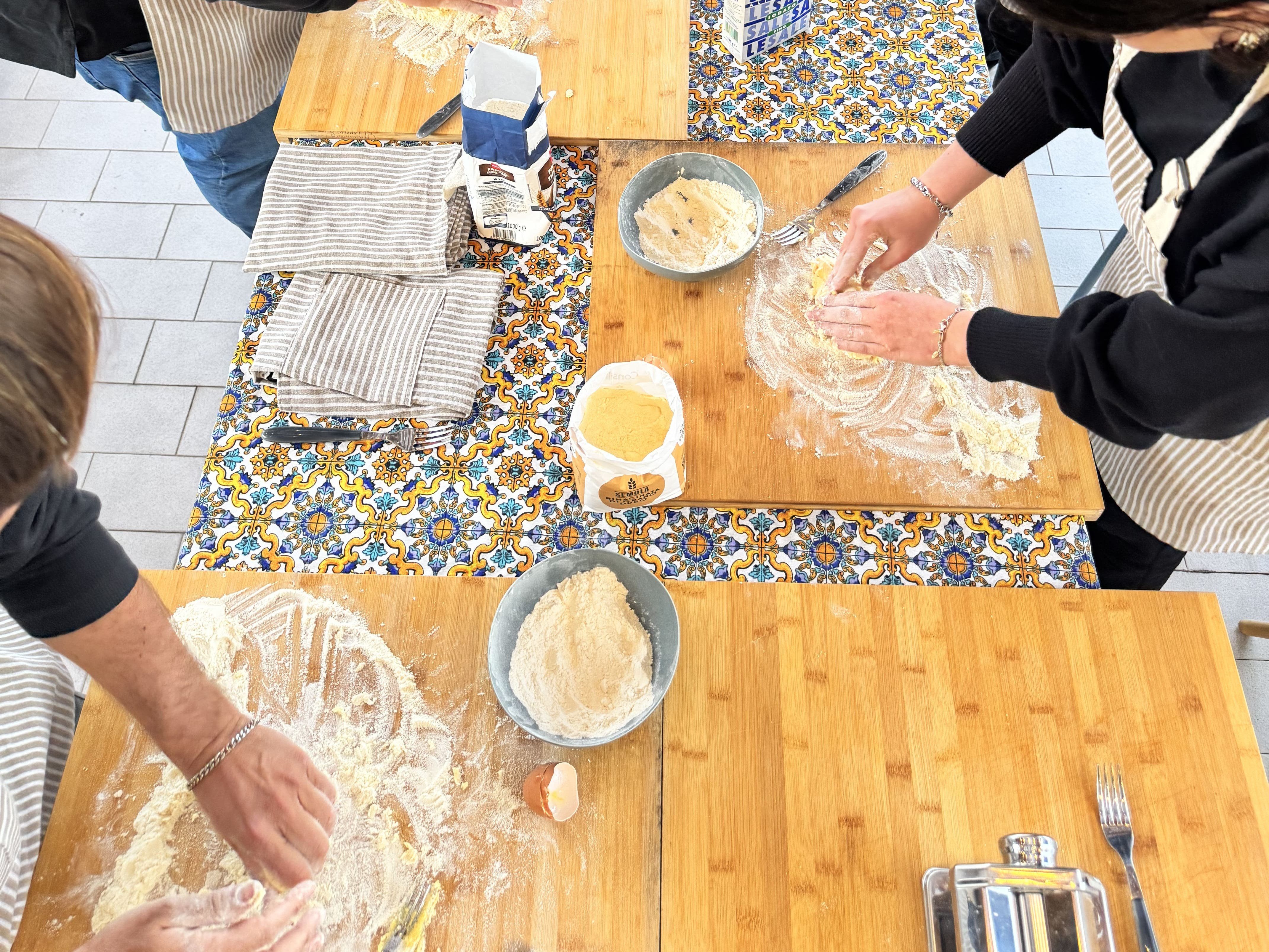 Fresh Pasta Making Class on a Private Terrace Near the Vatican Museums