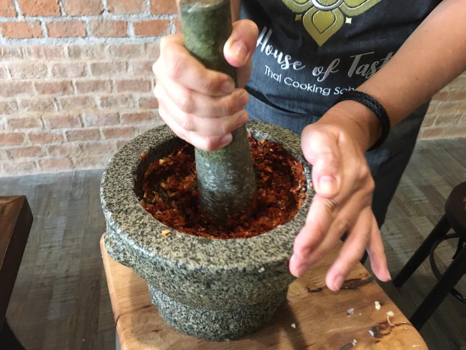 Hands-on Authentic Thai Cooking Class at House of Taste Silom with Morning Market Tour