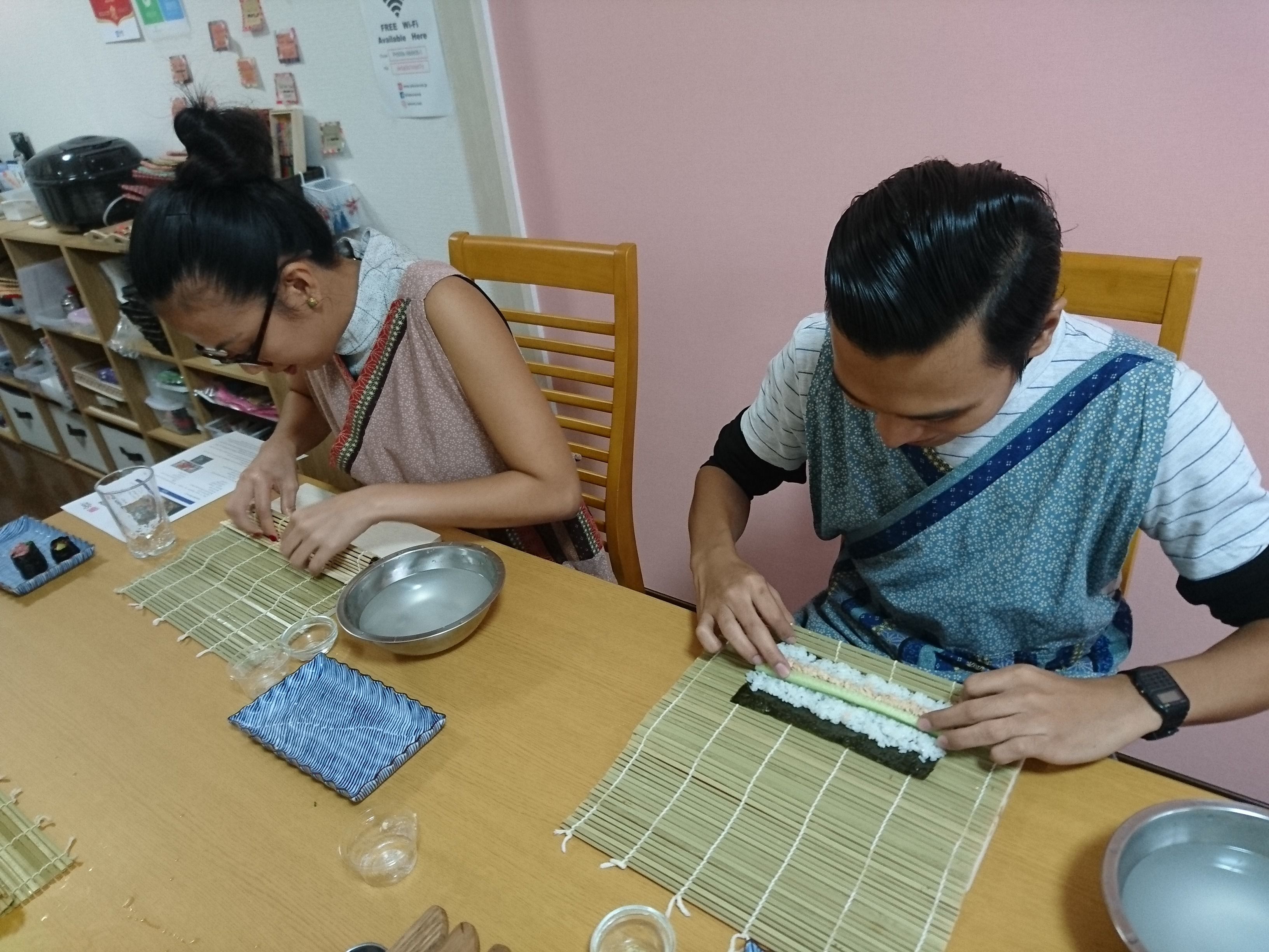 Hands-on Experience Authentic Sushi Course Dishes