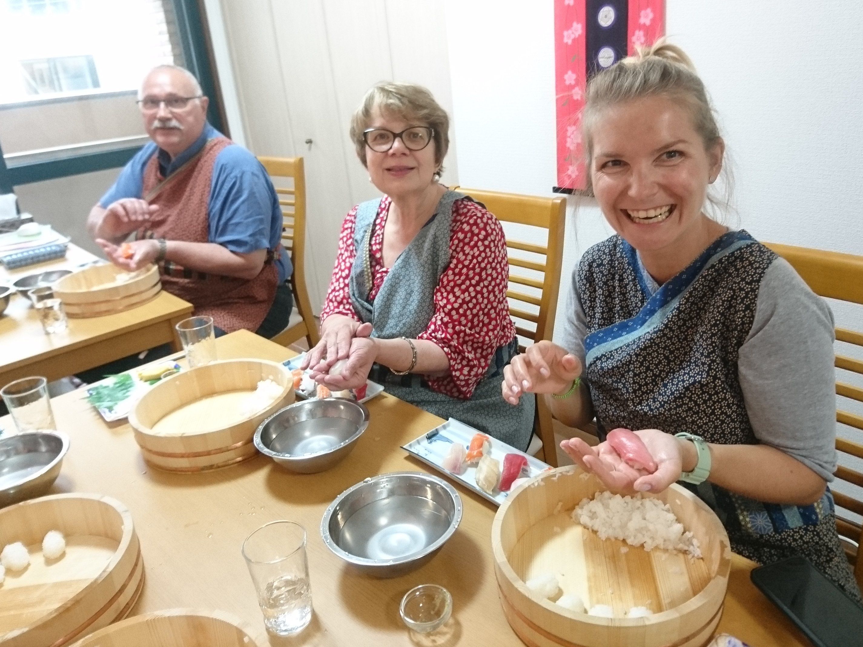 Hands-on Experience Authentic Sushi Course Dishes