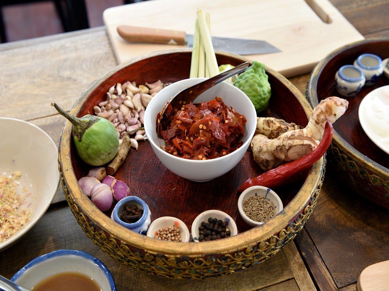 Aula prática de culinária tailandesa e visita ao mercado em Phuket