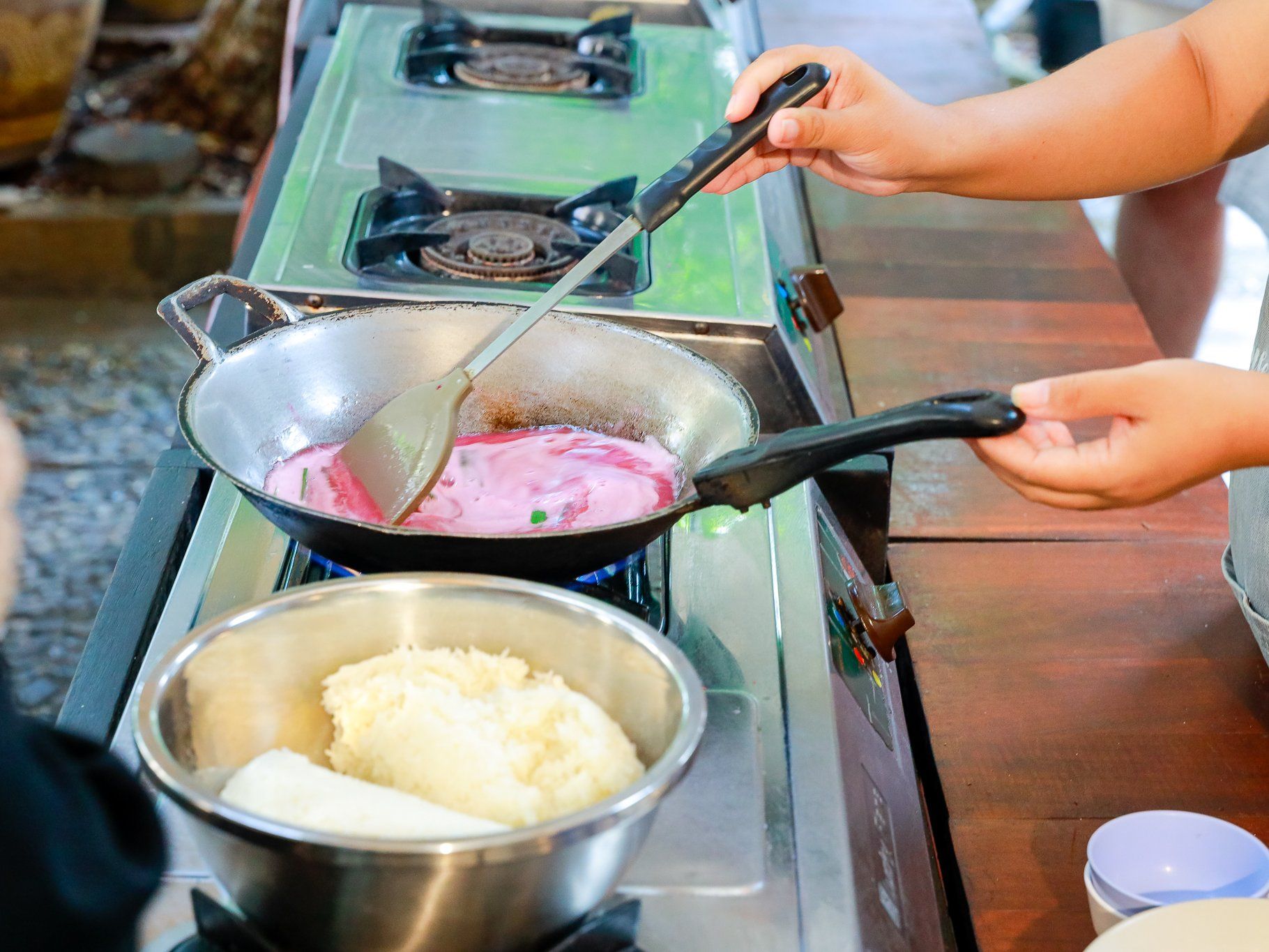Cours pratique de cuisine thaïlandaise et visite du marché de Sukhumvit