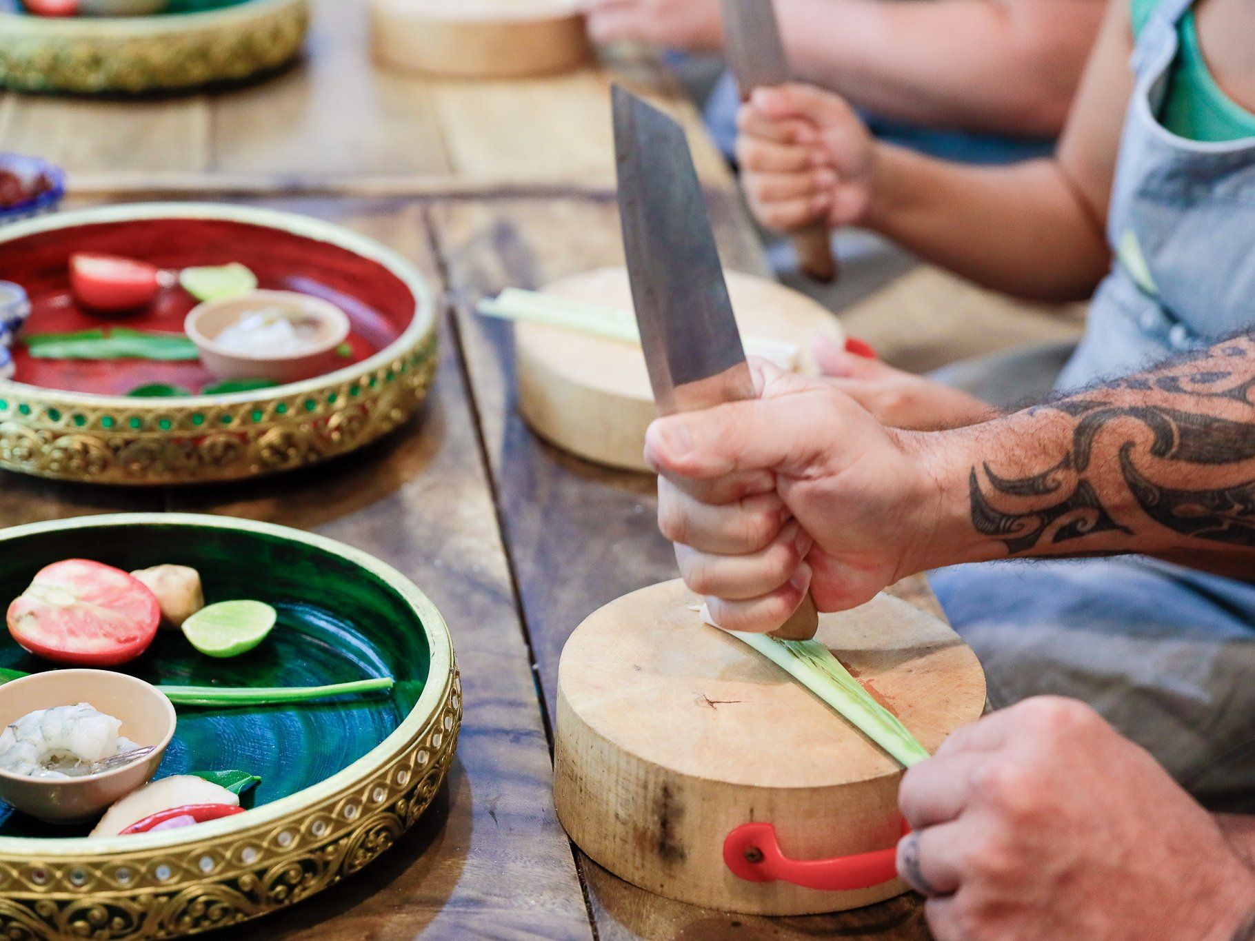 Cours pratique de cuisine thaïlandaise et visite du marché de Sukhumvit