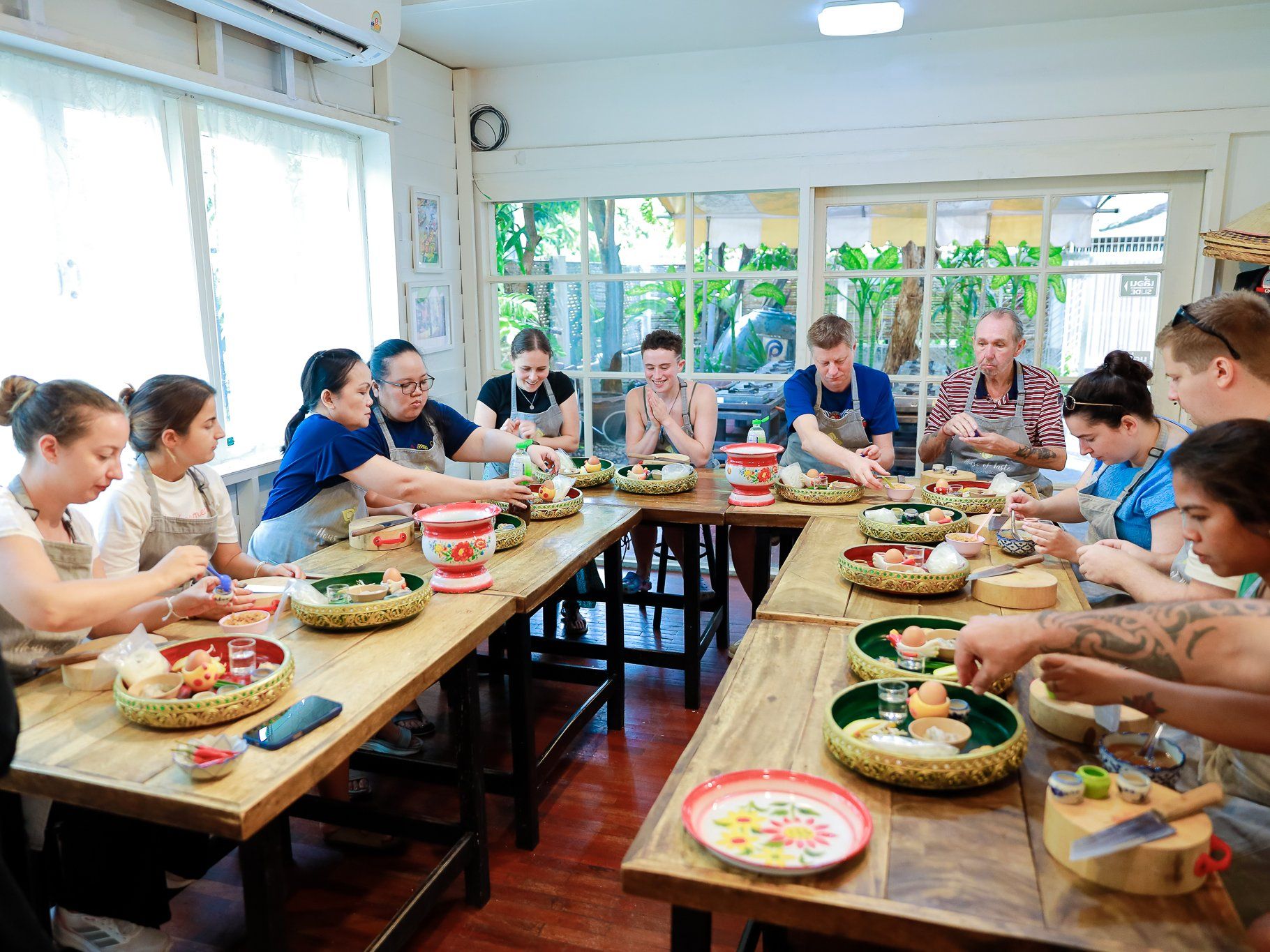 Cours pratique de cuisine thaïlandaise et visite du marché de Sukhumvit