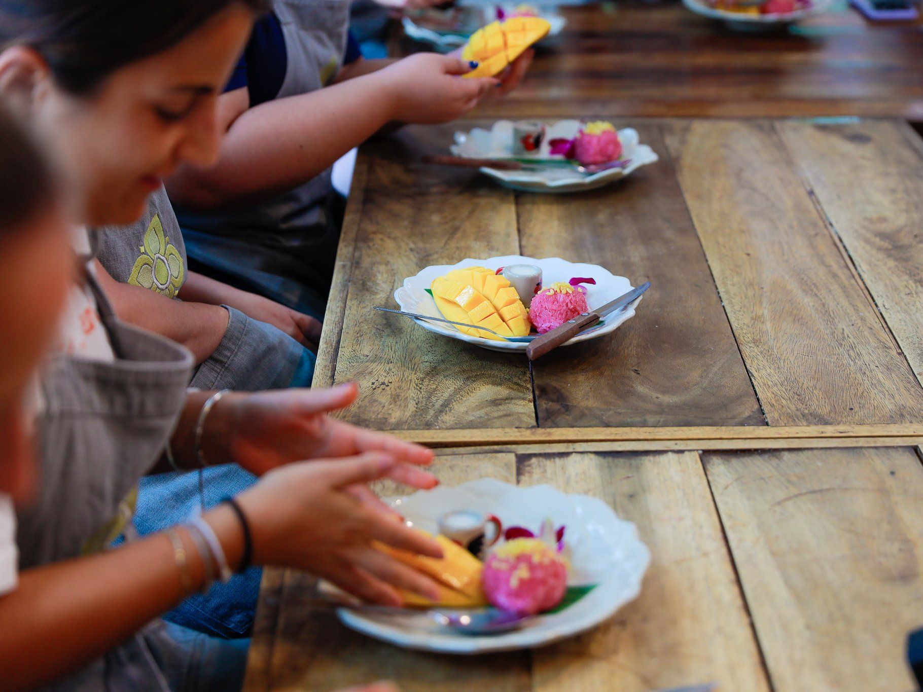 Cours pratique de cuisine thaïlandaise et visite du marché de Sukhumvit