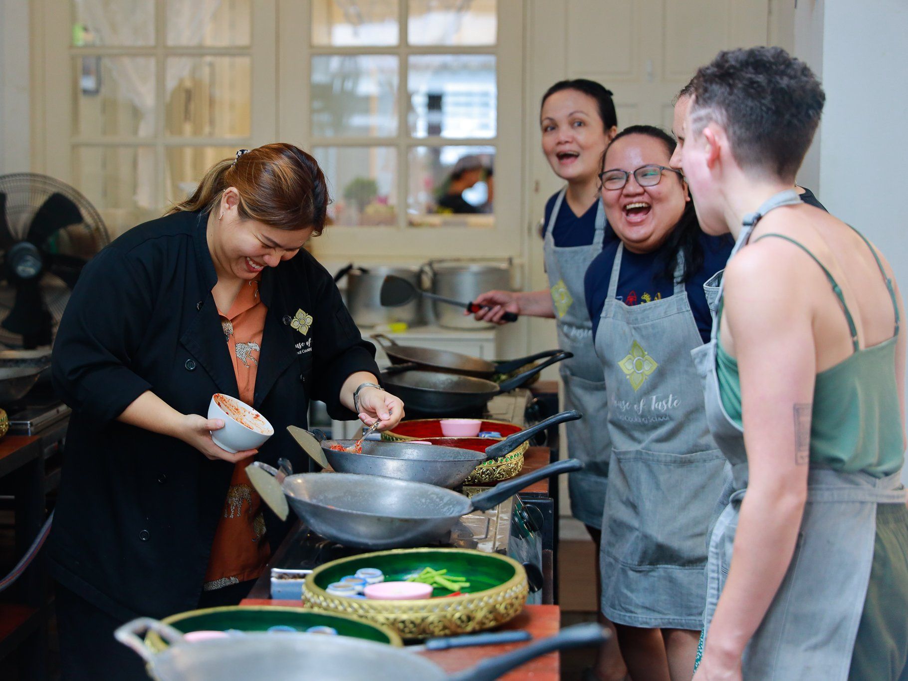 Cours pratique de cuisine thaïlandaise et visite du marché de Sukhumvit