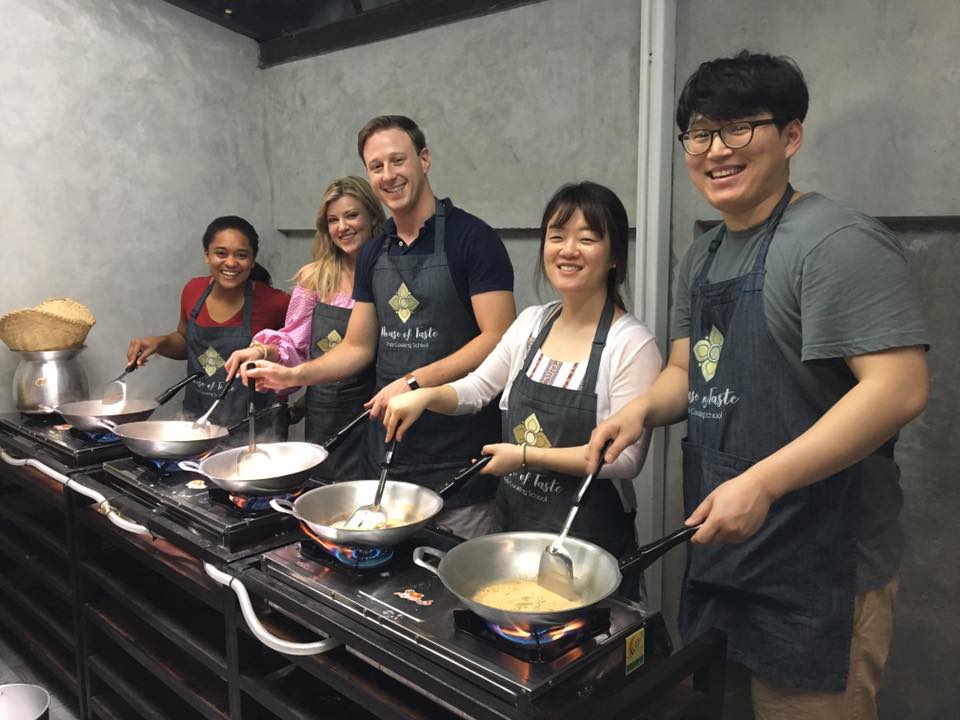 Hands-on Authentic Thai Cooking Class at House of Taste Silom with Morning Market Tour
