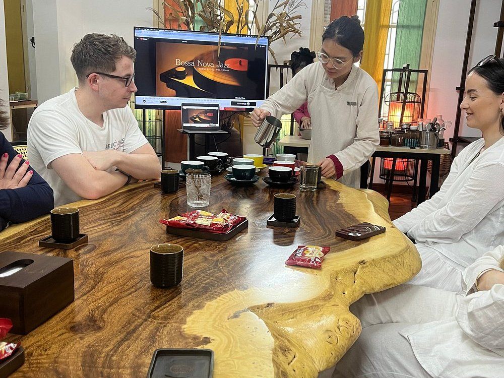 Hanoi: Evening Coffee Workshop, Pho & Flag Ceremony
