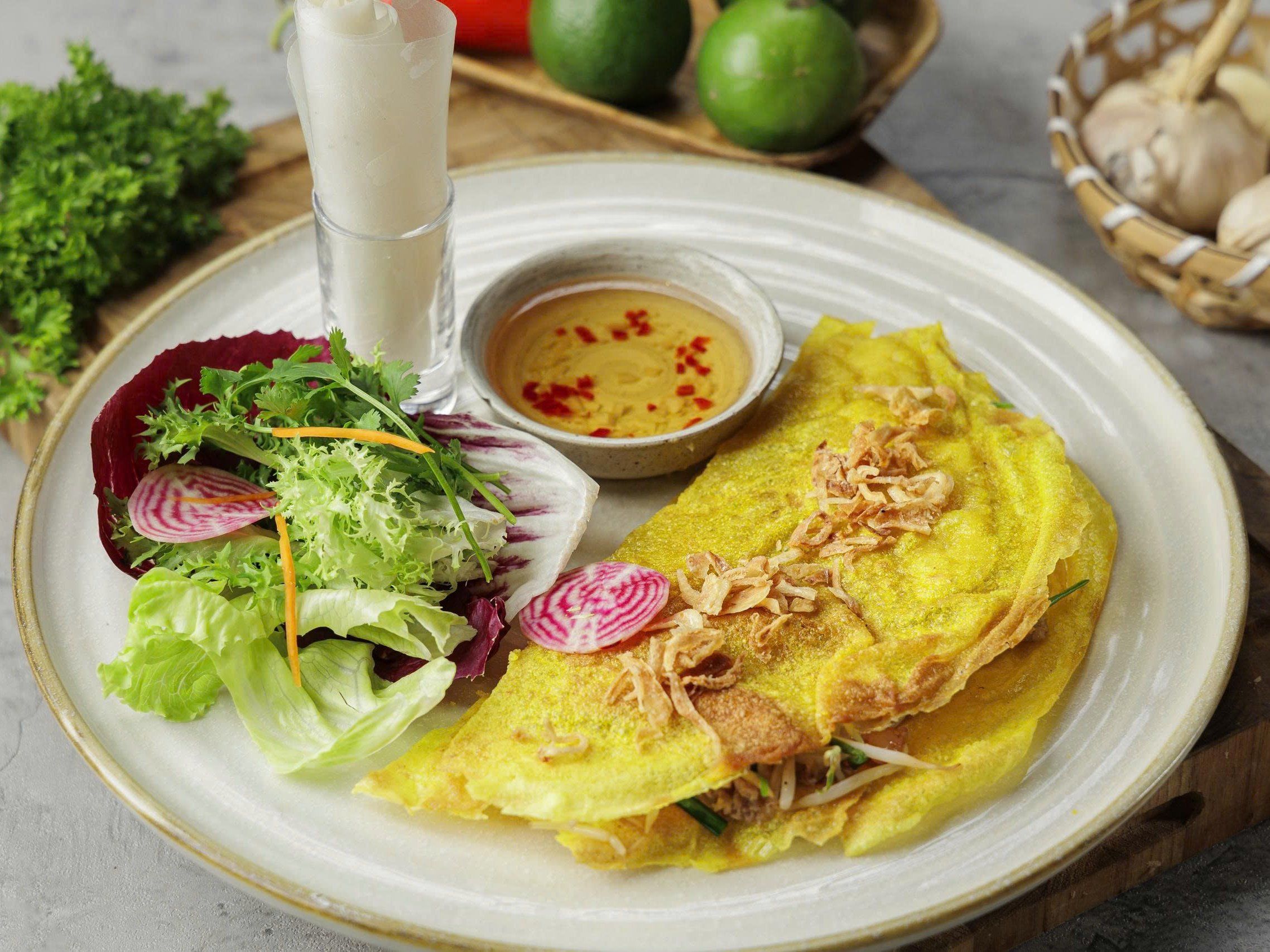 Hanoi Garden Cooking Class & Market Tour: Pho, Bun Cha & Banh Xeo