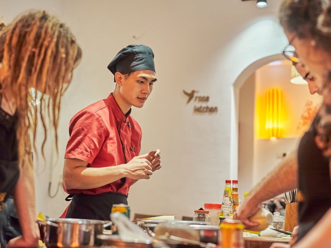 Hanoi Cooking Class: Cha Ca, Spring Rolls and Free Specialty Coffee Treat